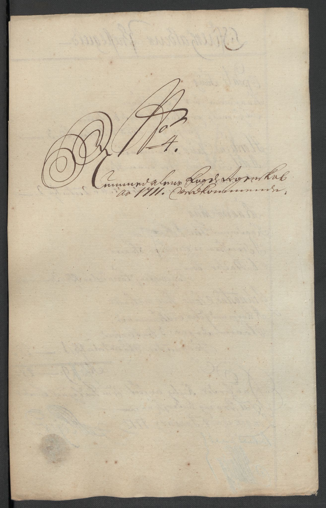 Rentekammeret inntil 1814, Reviderte regnskaper, Fogderegnskap, AV/RA-EA-4092/R64/L4432: Fogderegnskap Namdal, 1711, s. 113