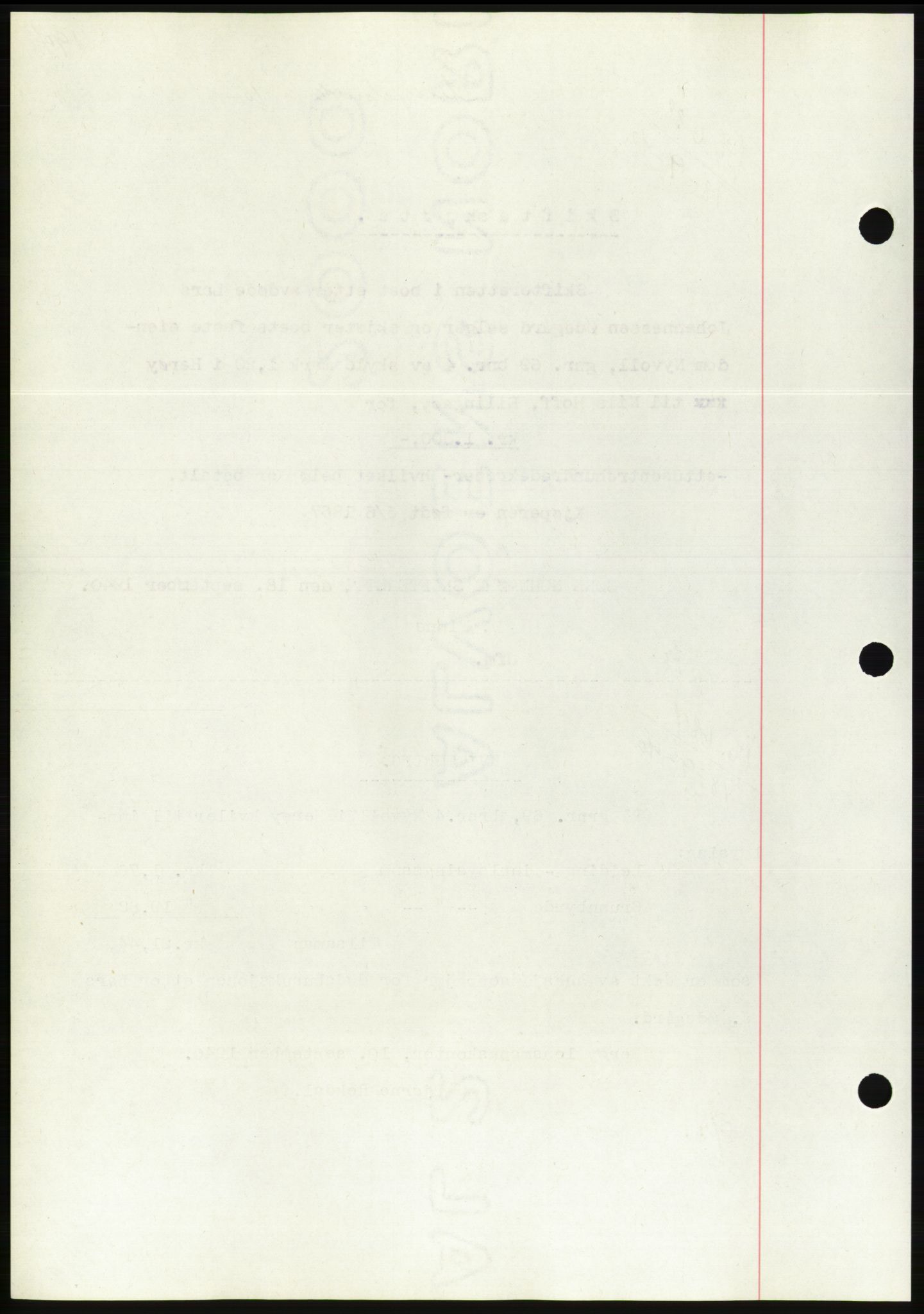Søre Sunnmøre sorenskriveri, AV/SAT-A-4122/1/2/2C/L0070: Pantebok nr. 64, 1940-1941