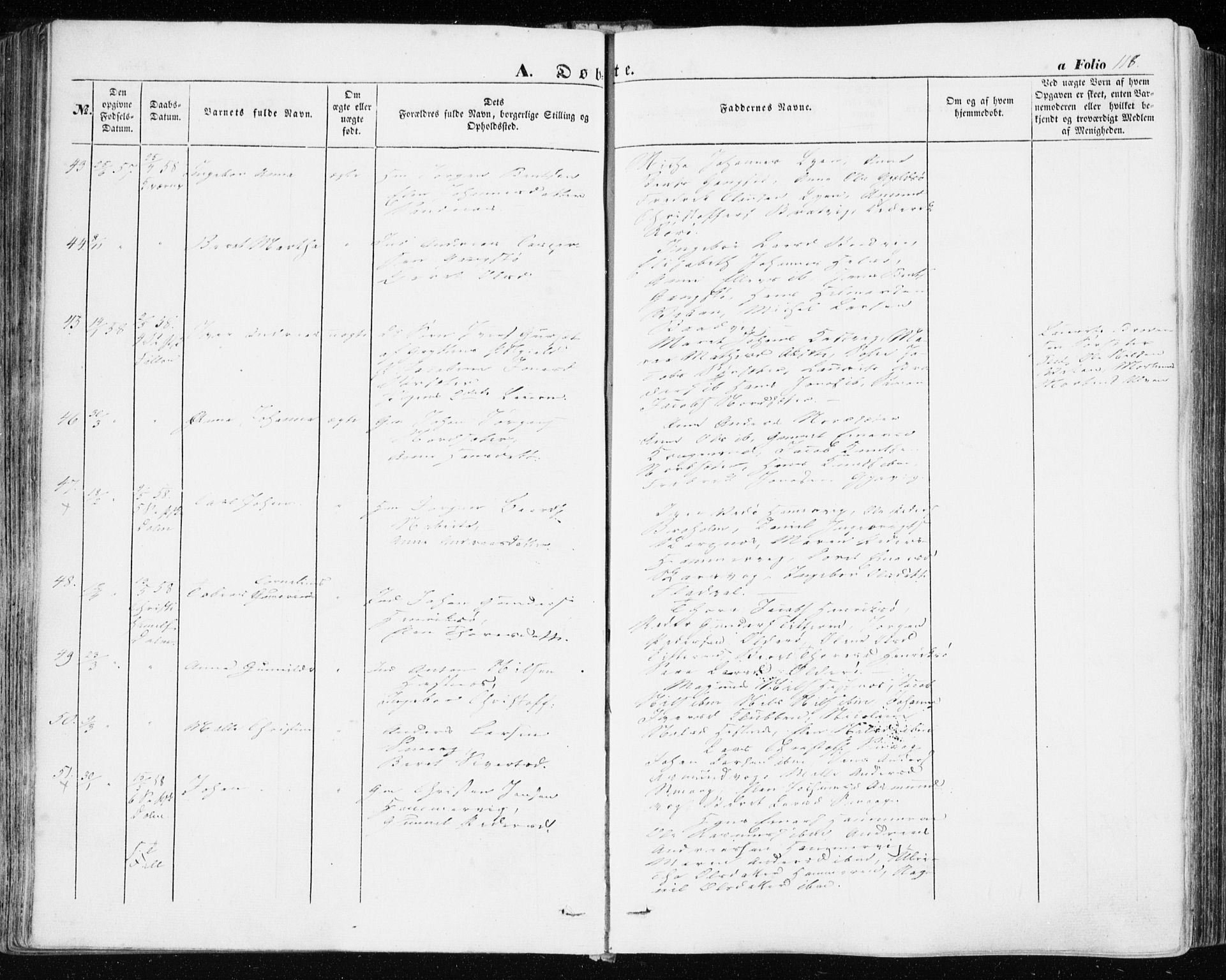 Ministerialprotokoller, klokkerbøker og fødselsregistre - Sør-Trøndelag, SAT/A-1456/634/L0530: Ministerialbok nr. 634A06, 1852-1860, s. 118