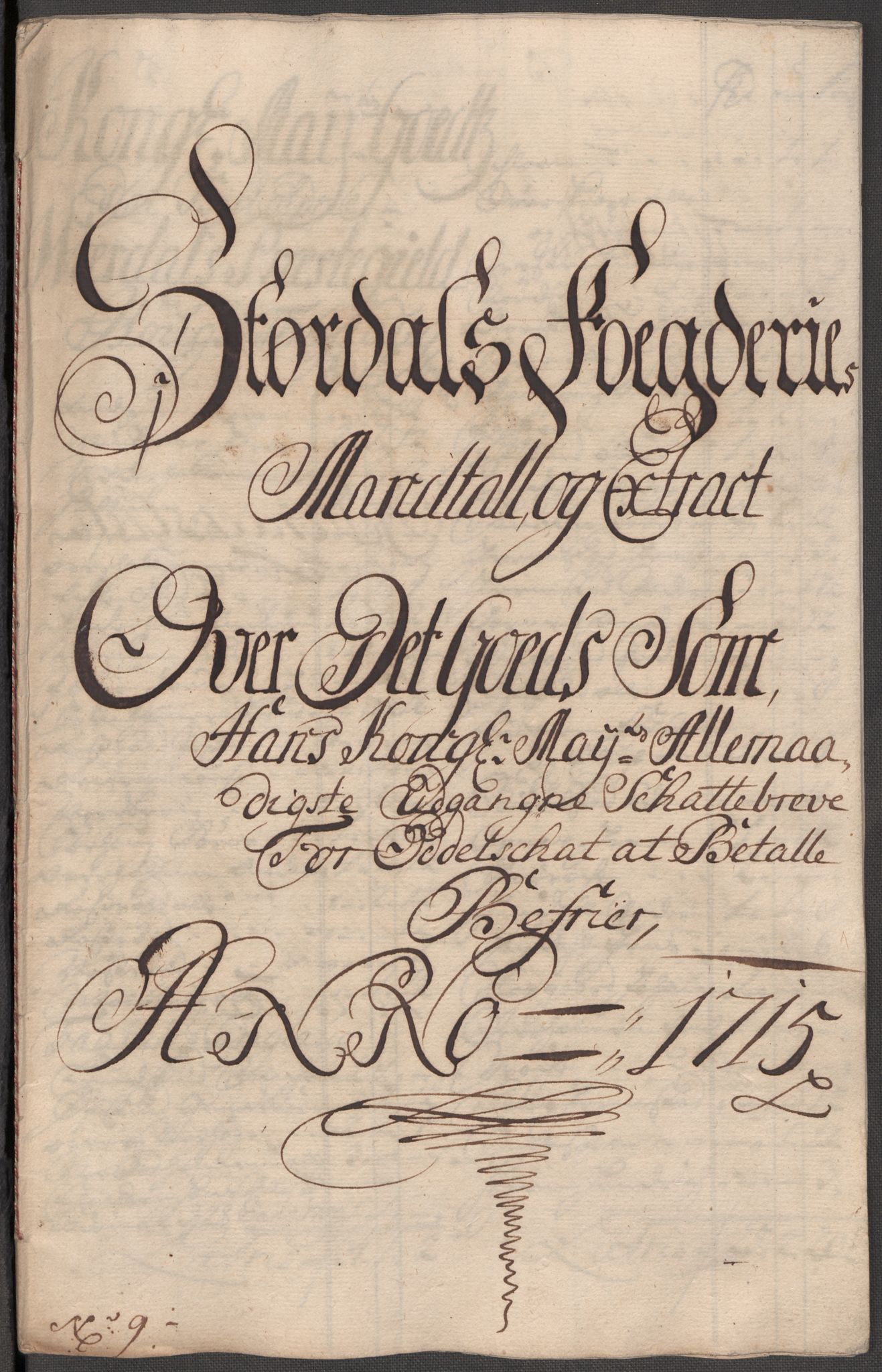 Rentekammeret inntil 1814, Reviderte regnskaper, Fogderegnskap, RA/EA-4092/R62/L4205: Fogderegnskap Stjørdal og Verdal, 1715, s. 267