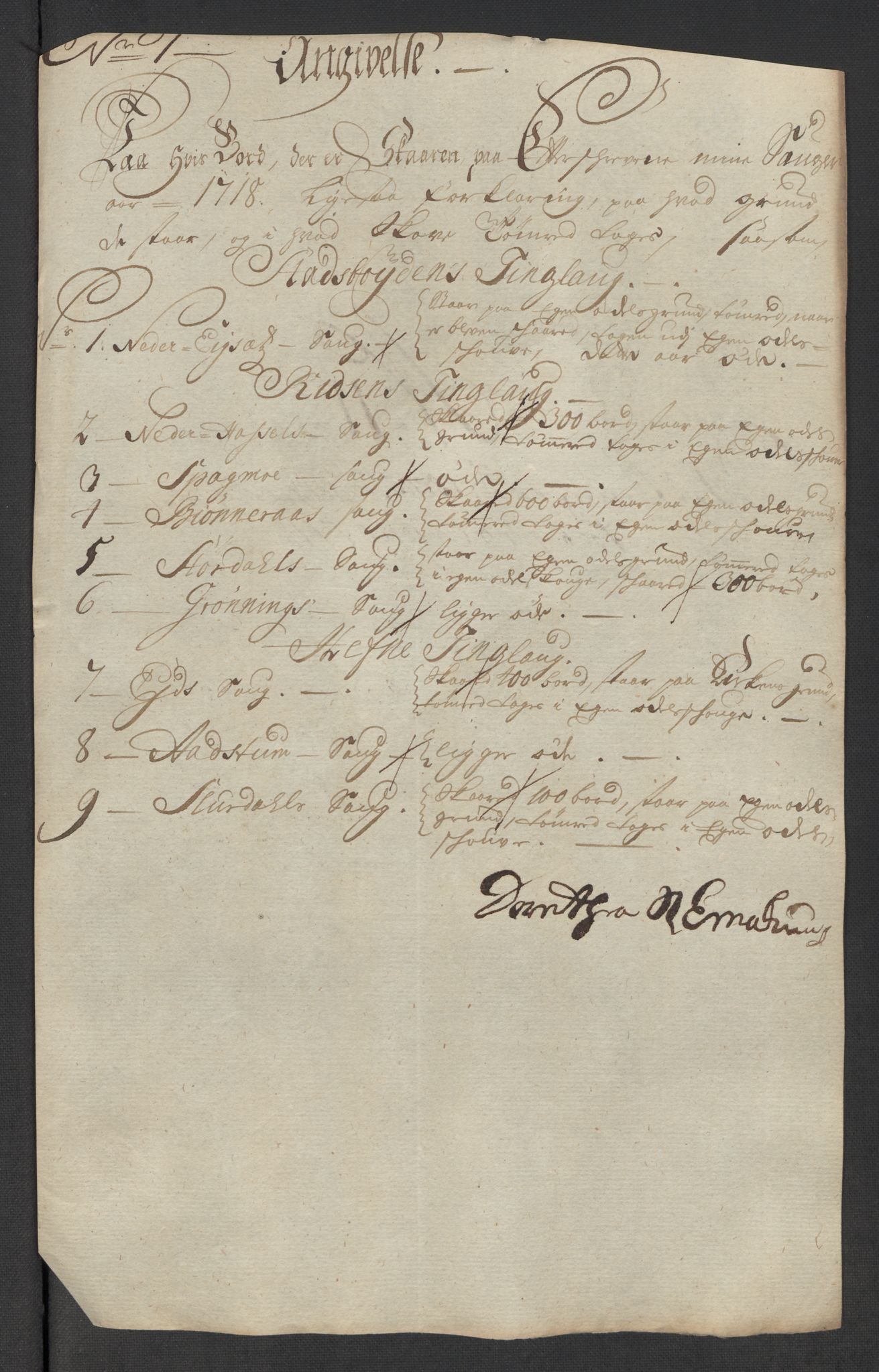 Rentekammeret inntil 1814, Reviderte regnskaper, Fogderegnskap, AV/RA-EA-4092/R57/L3866: Fogderegnskap Fosen, 1718, s. 112