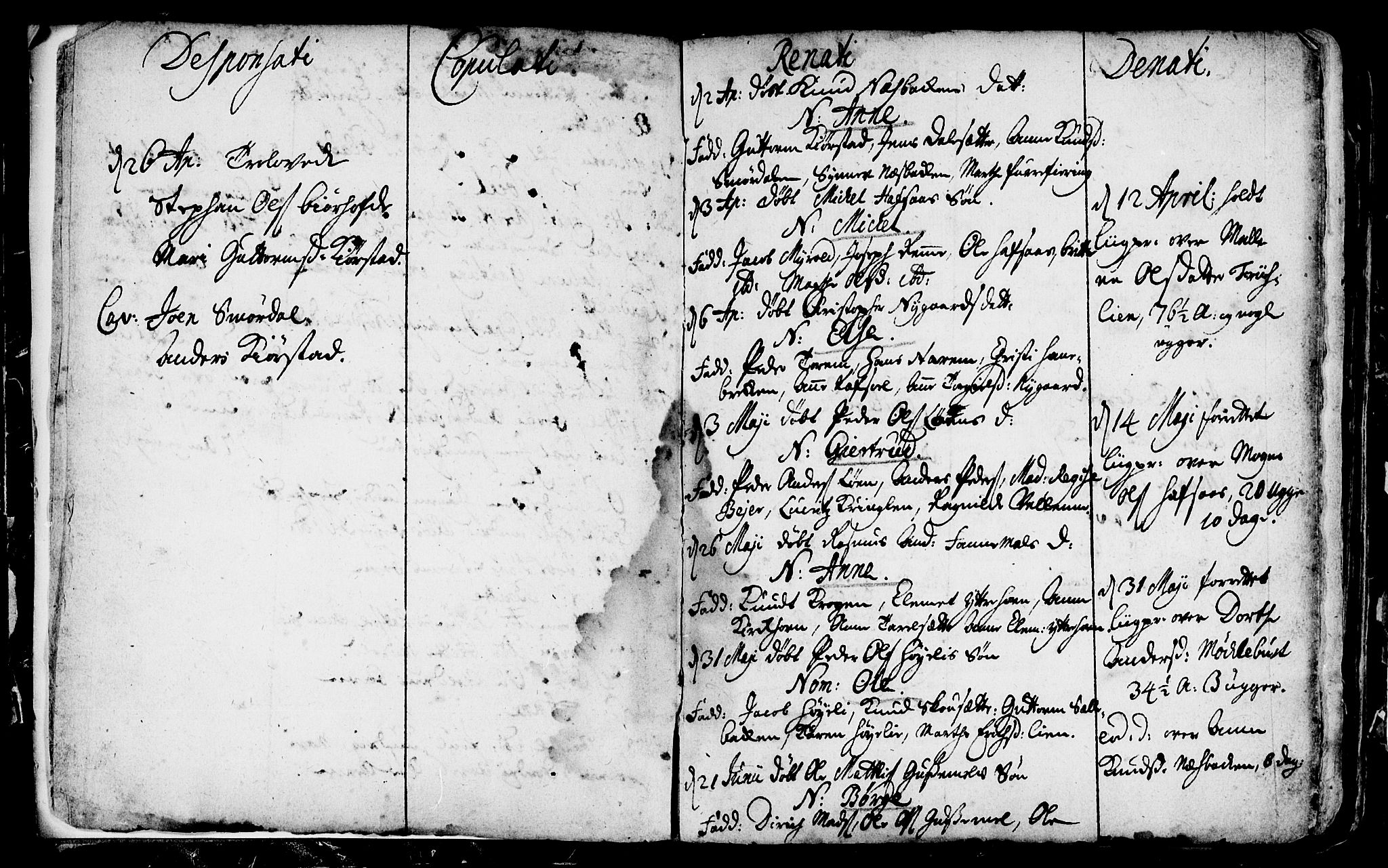 Eid sokneprestembete, AV/SAB-A-82301/H/Haa/Haaa/L0001: Ministerialbok nr. A 1, 1722-1740, s. 4