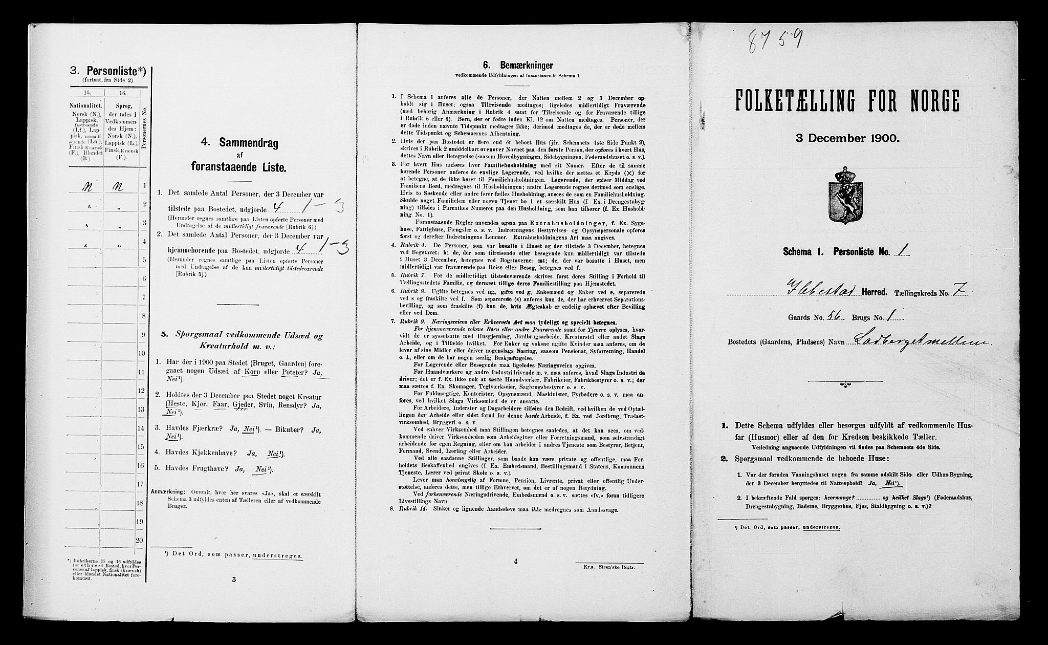 SATØ, Folketelling 1900 for 1917 Ibestad herred, 1900, s. 988