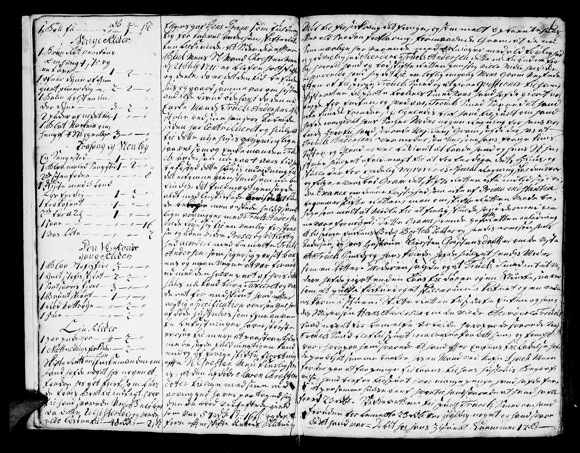 Skien byfogd, AV/SAKO-A-219/H/Hb/L0005b: Skifteprotokoll, 1723-1740, s. 5b-6a