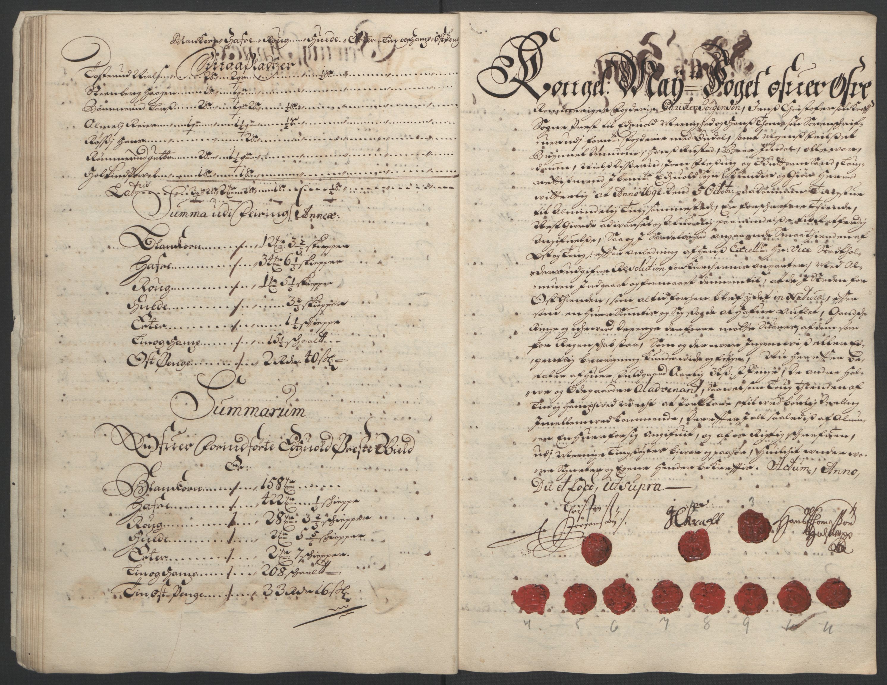 Rentekammeret inntil 1814, Reviderte regnskaper, Fogderegnskap, AV/RA-EA-4092/R12/L0706: Fogderegnskap Øvre Romerike, 1694, s. 34