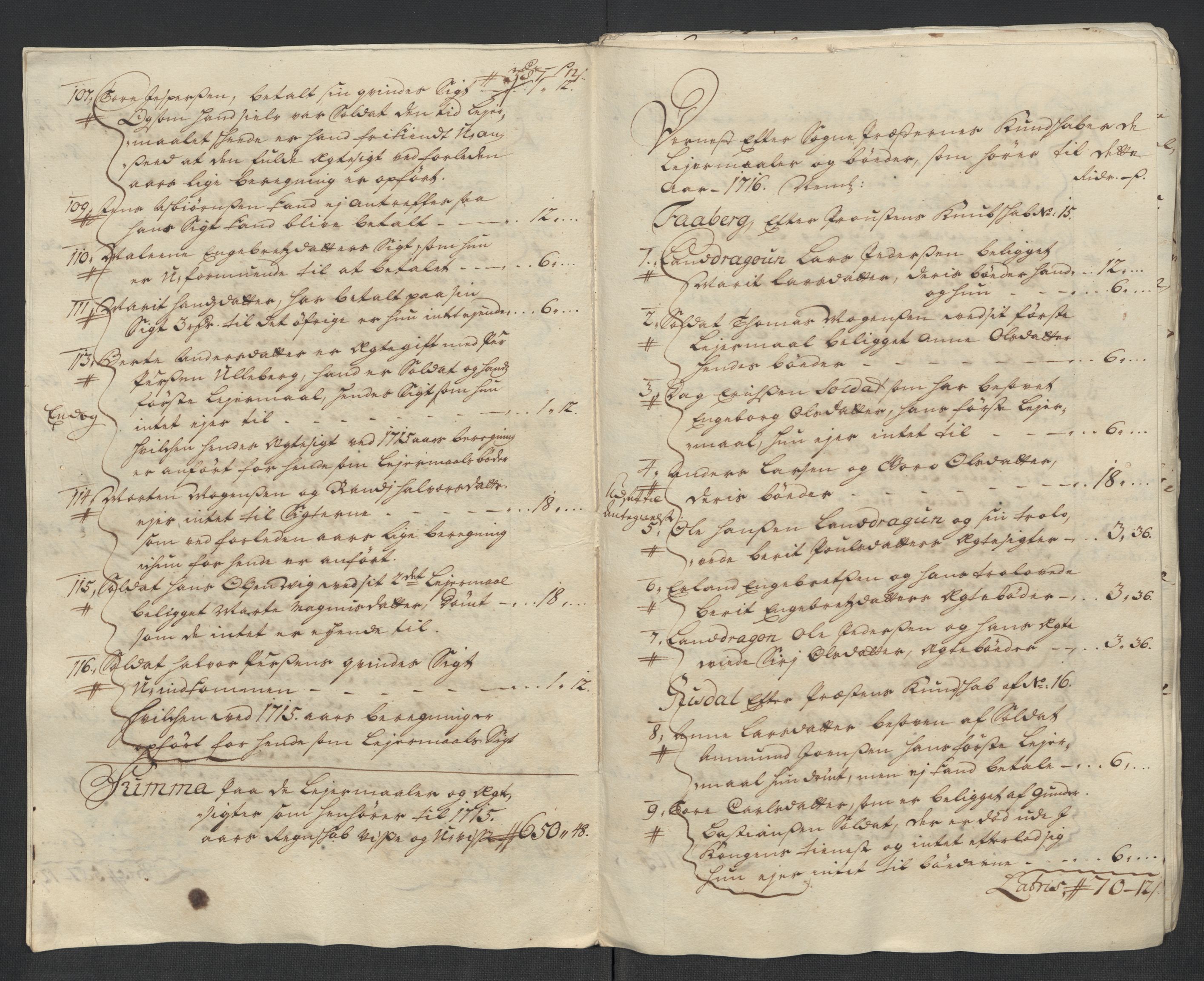 Rentekammeret inntil 1814, Reviderte regnskaper, Fogderegnskap, AV/RA-EA-4092/R17/L1186: Fogderegnskap Gudbrandsdal, 1716, s. 98