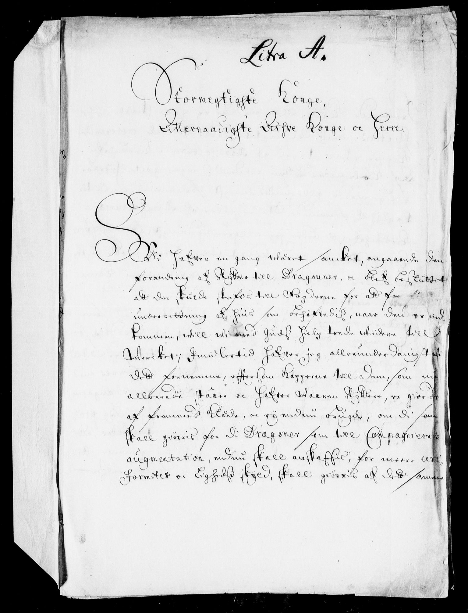 Danske Kanselli, Skapsaker, AV/RA-EA-4061/F/L0014: Skap 8, pakke 165A, 1701-1716, s. 7