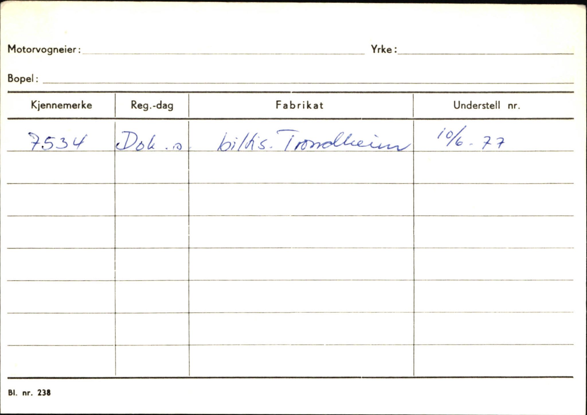 Statens vegvesen, Sogn og Fjordane vegkontor, AV/SAB-A-5301/4/F/L0131: Eigarregister Høyanger P-Å. Stryn S-Å, 1945-1975, s. 1989