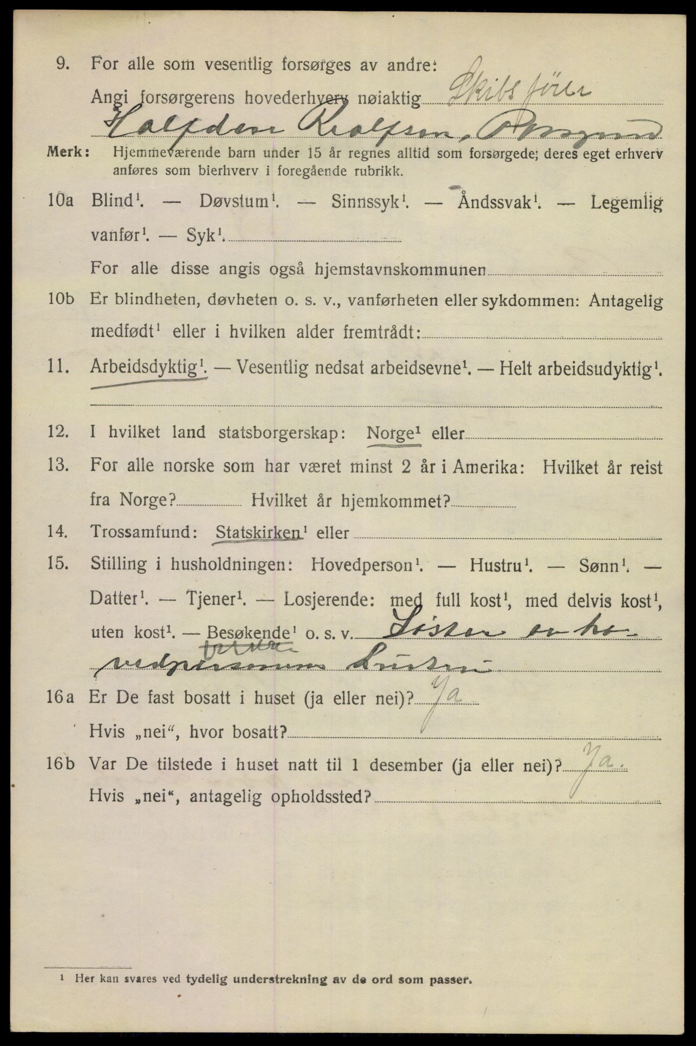 SAKO, Folketelling 1920 for 0805 Porsgrunn kjøpstad, 1920, s. 7152