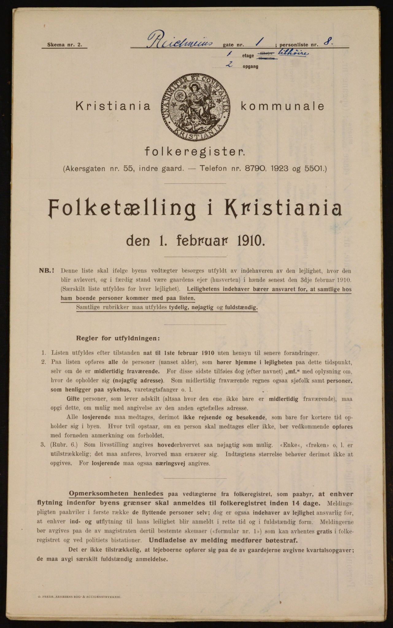 OBA, Kommunal folketelling 1.2.1910 for Kristiania, 1910, s. 79021