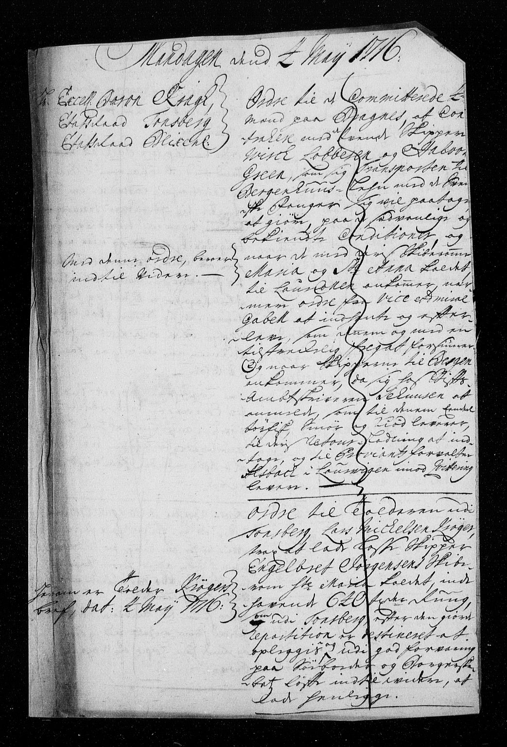 Stattholderembetet 1572-1771, AV/RA-EA-2870/Aa/L0007: Konsept til voteringsprotokoll, 1716-1717, s. 86