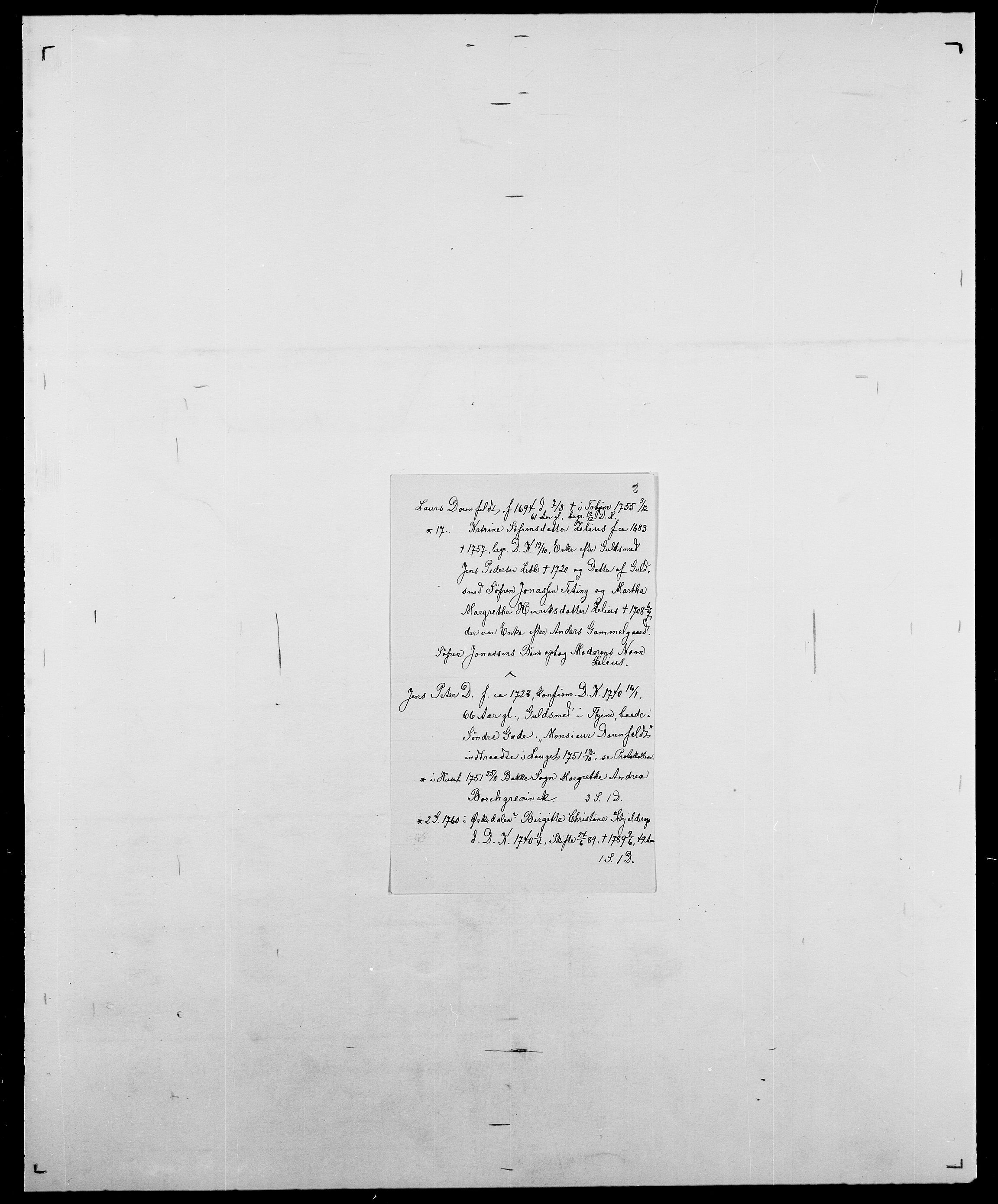 Delgobe, Charles Antoine - samling, SAO/PAO-0038/D/Da/L0009: Dahl - v. Düren, s. 674