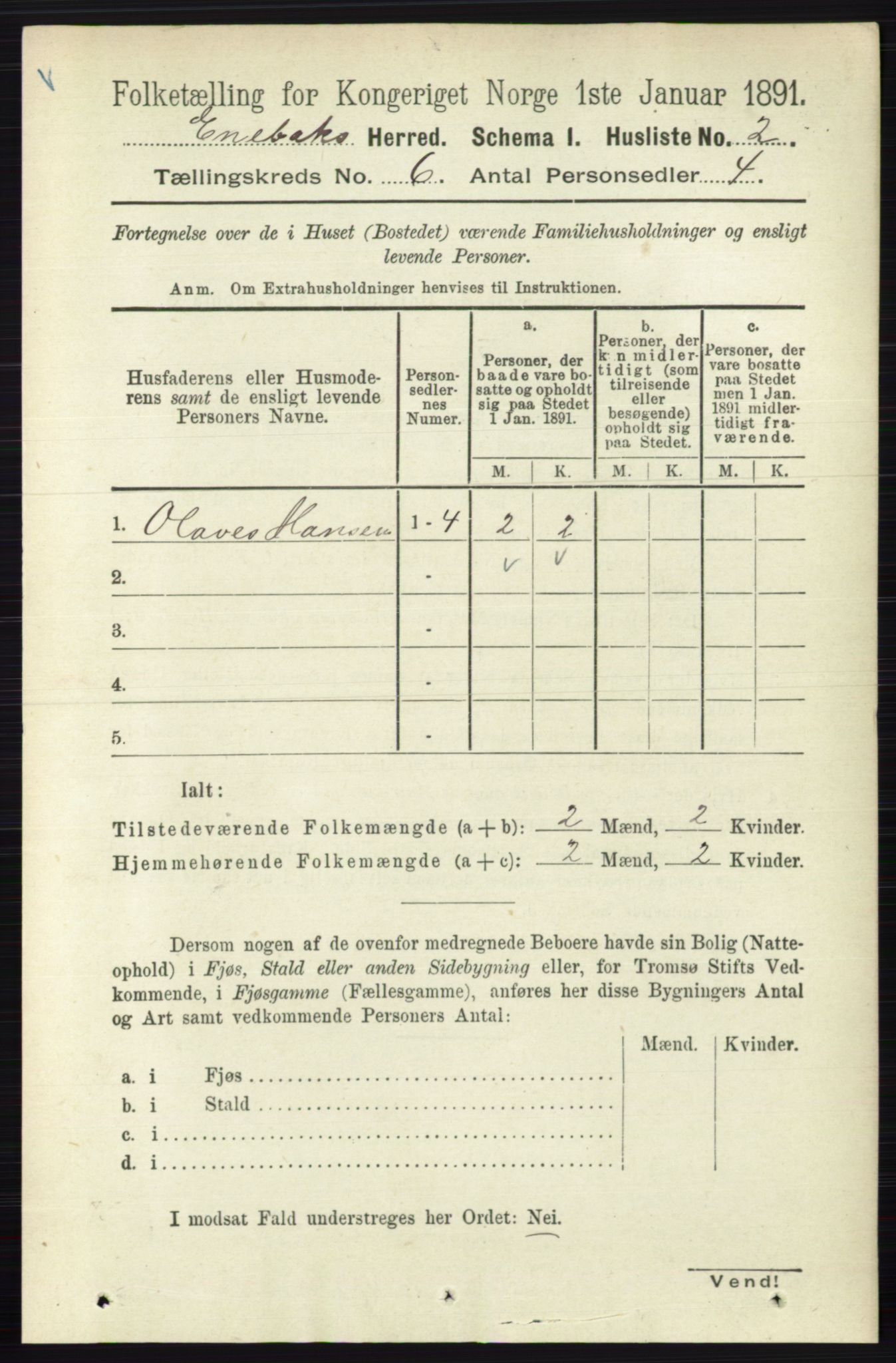 RA, Folketelling 1891 for 0229 Enebakk herred, 1891, s. 2795