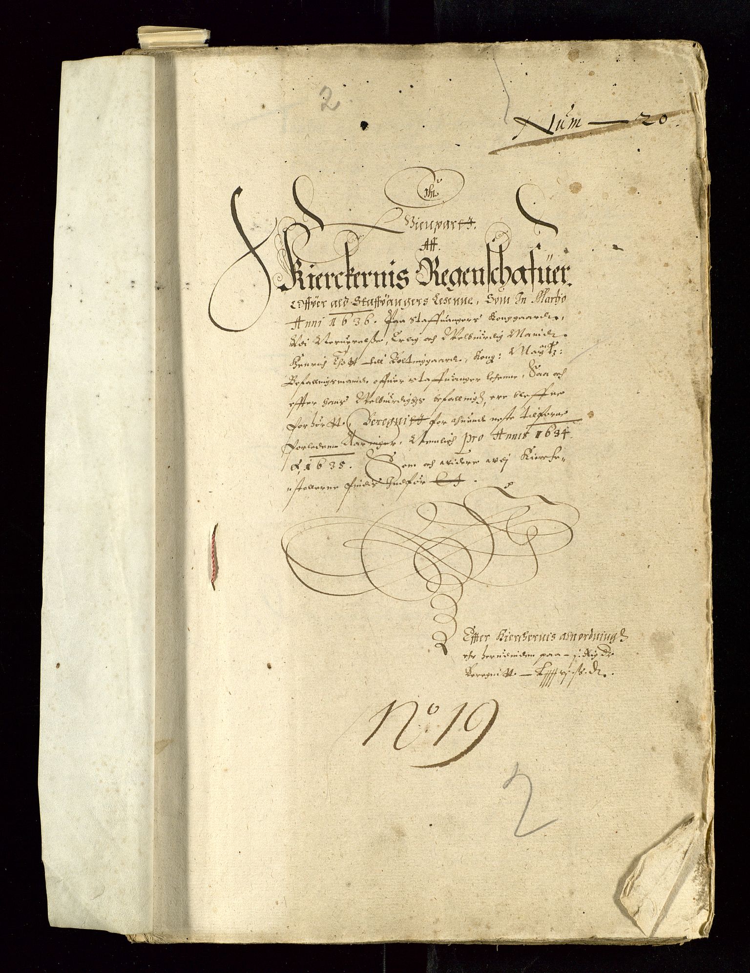 Stavanger len, AV/SAST-A-101870/Ob/L0019: Kirkeregnskaper, 1632-1641, s. 271