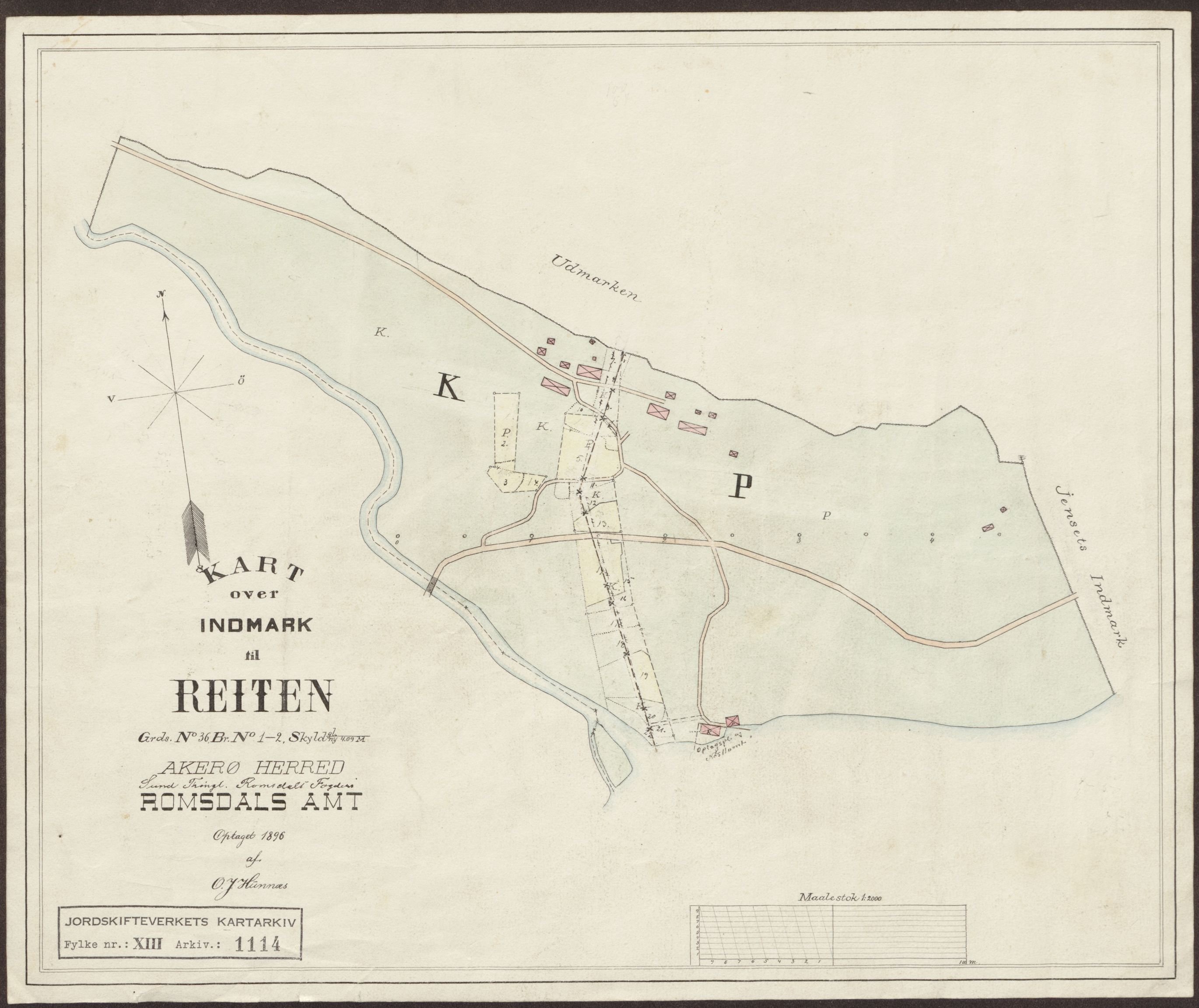 Jordskifteverkets kartarkiv, AV/RA-S-3929/T, 1859-1988, s. 1342