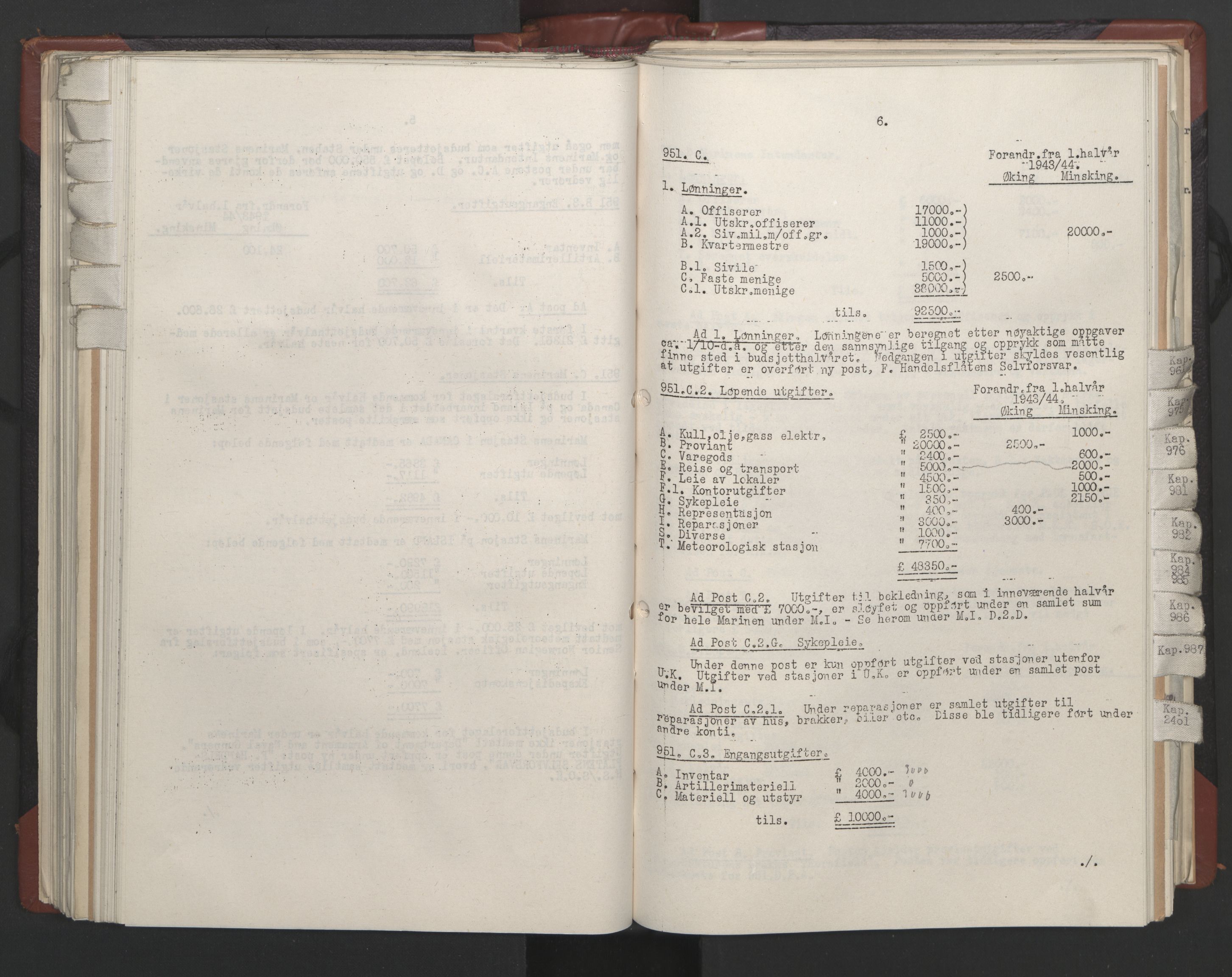 Statsrådssekretariatet, AV/RA-S-1001/A/Ac/L0124: Kgl. res. 14/1-30/6, 1944, s. 196