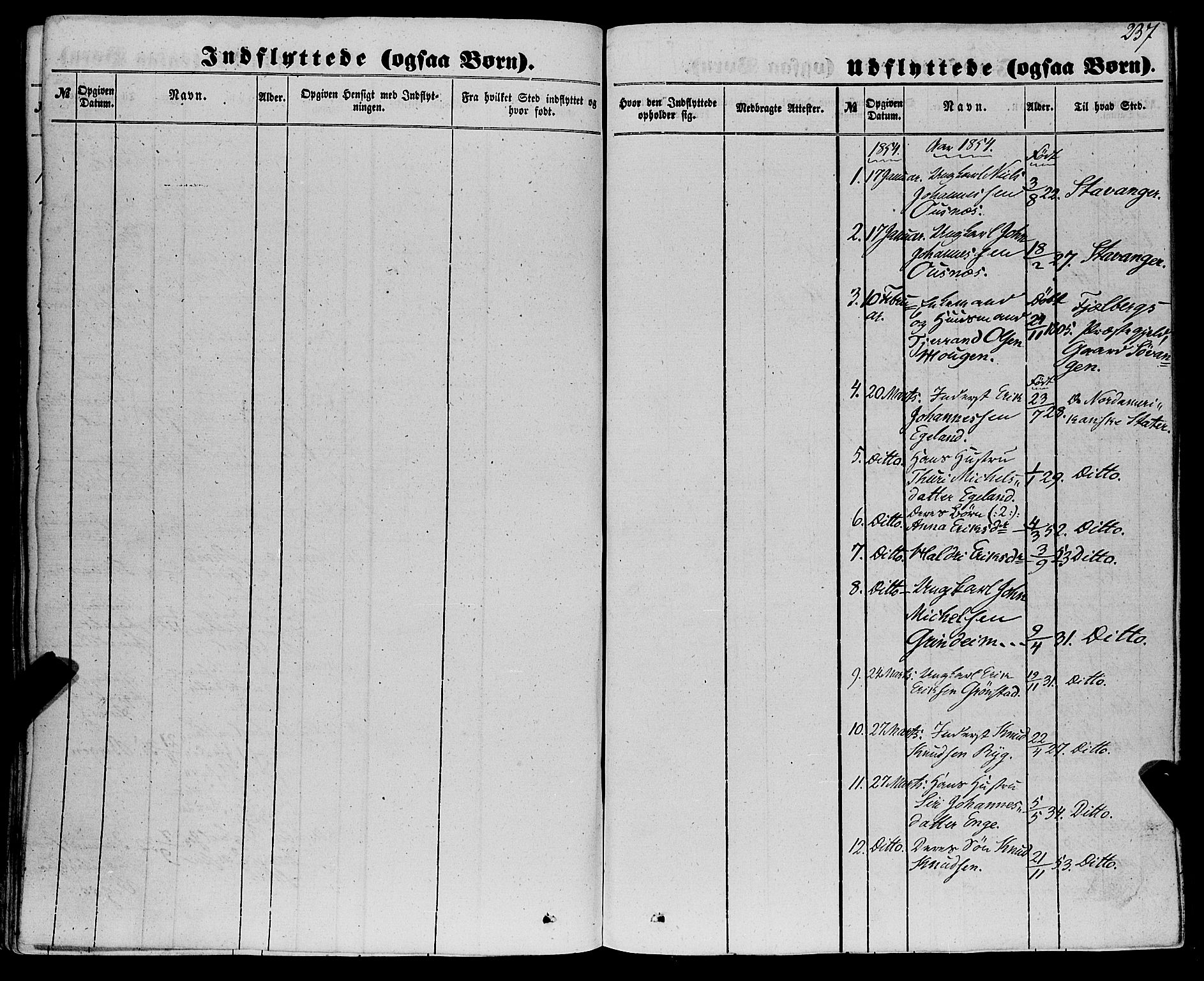 Etne sokneprestembete, AV/SAB-A-75001/H/Haa: Ministerialbok nr. A 8, 1848-1862, s. 237