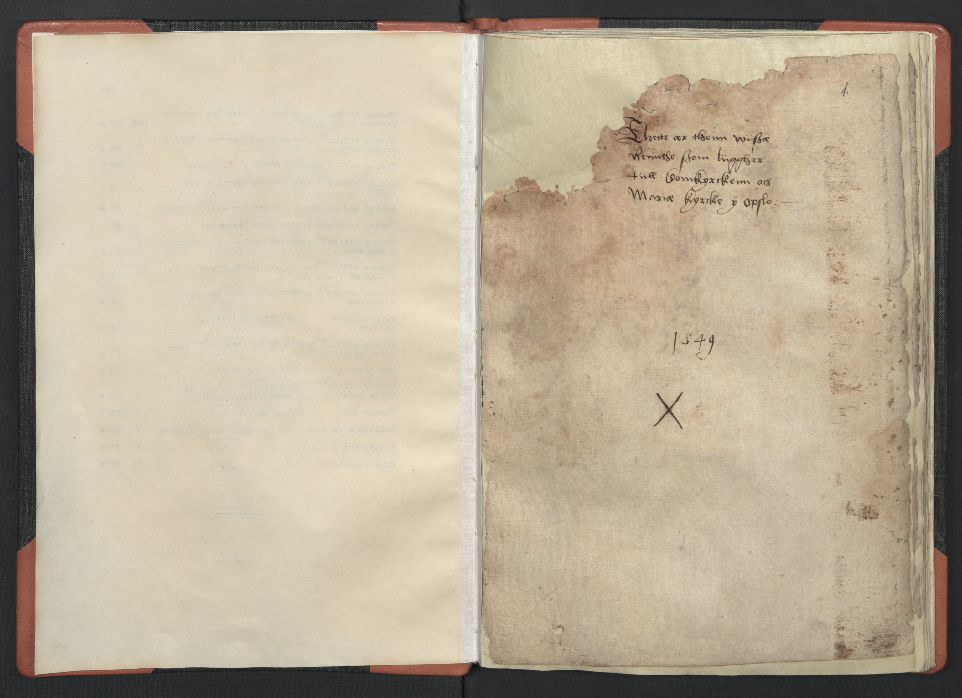 Rentekammeret inntil 1814, Reviderte regnskaper, Lensregnskaper, AV/RA-EA-5023/R/Ra/L0016: Kirke- og klostergods, kommunegods m.m., 1549-1555;   Bergverksregnskap, 1540-1541, 1540-1555