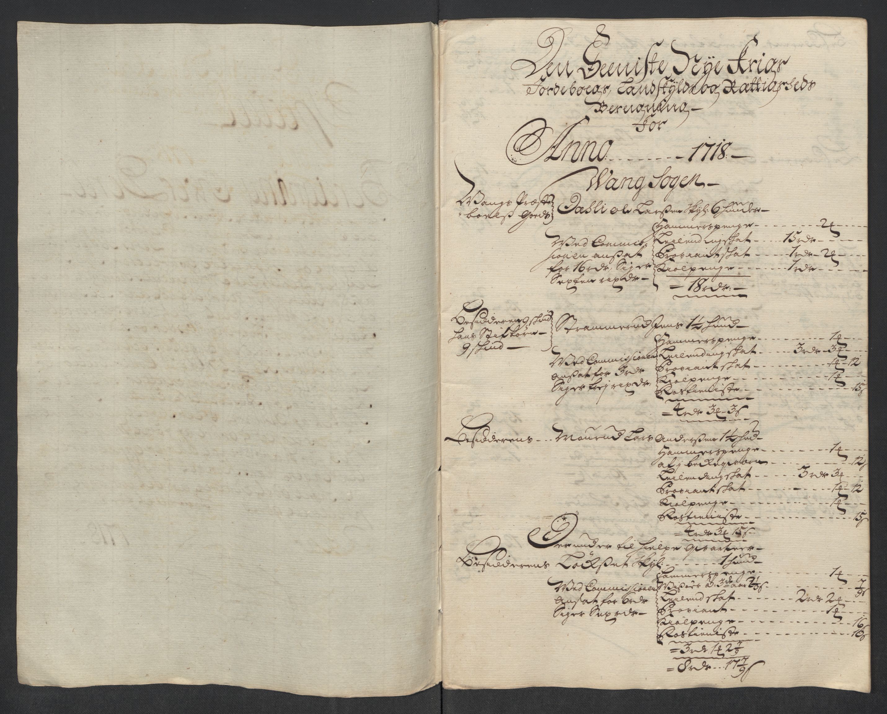 Rentekammeret inntil 1814, Reviderte regnskaper, Fogderegnskap, RA/EA-4092/R16/L1057: Fogderegnskap Hedmark, 1718, s. 267