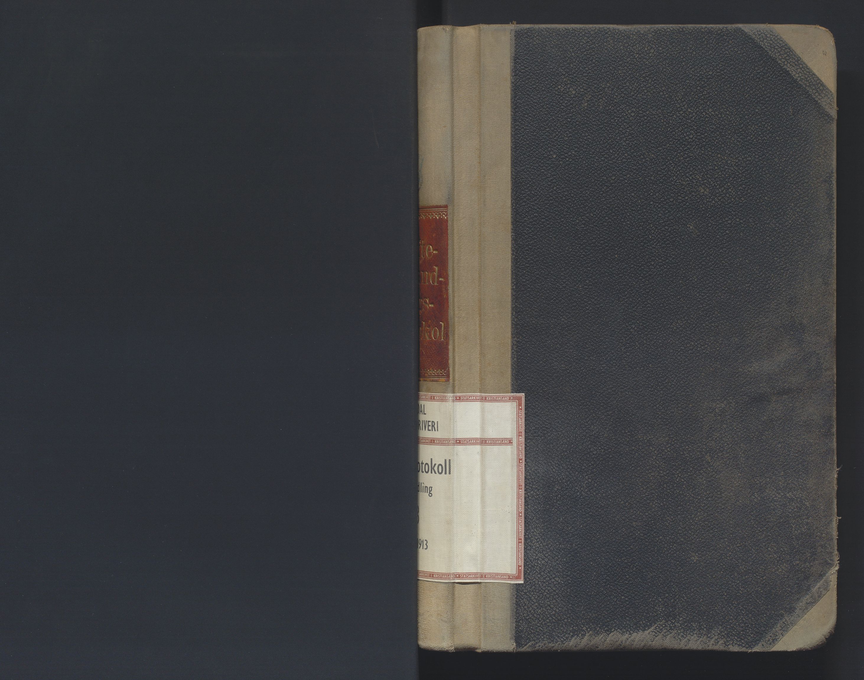 Mandal sorenskriveri, SAK/1221-0005/001/H/Hc/L0081: Skifteforhandlingsprotokoll nr 13, 1909-1913