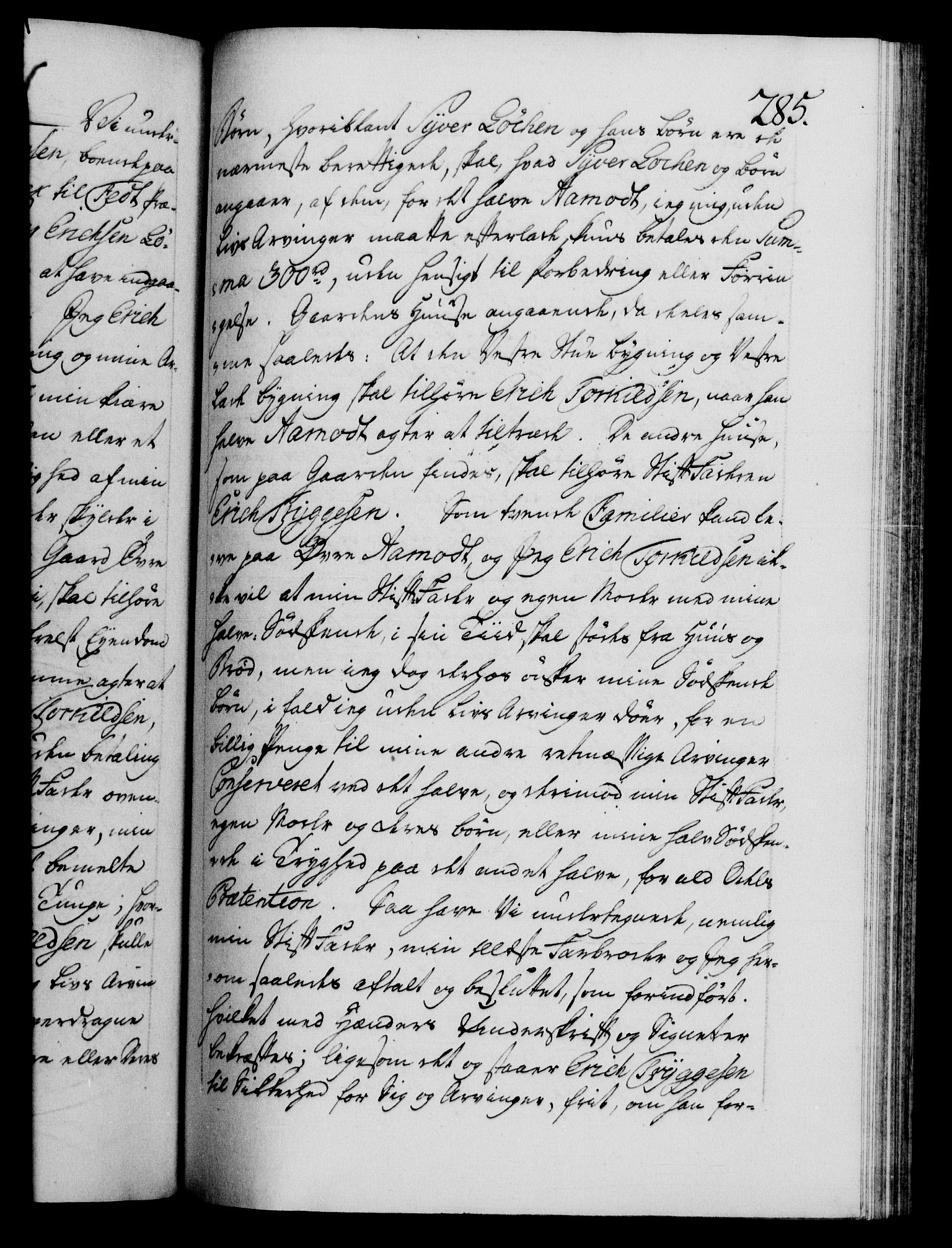 Danske Kanselli 1572-1799, RA/EA-3023/F/Fc/Fca/Fcaa/L0042: Norske registre, 1763-1766, s. 285a