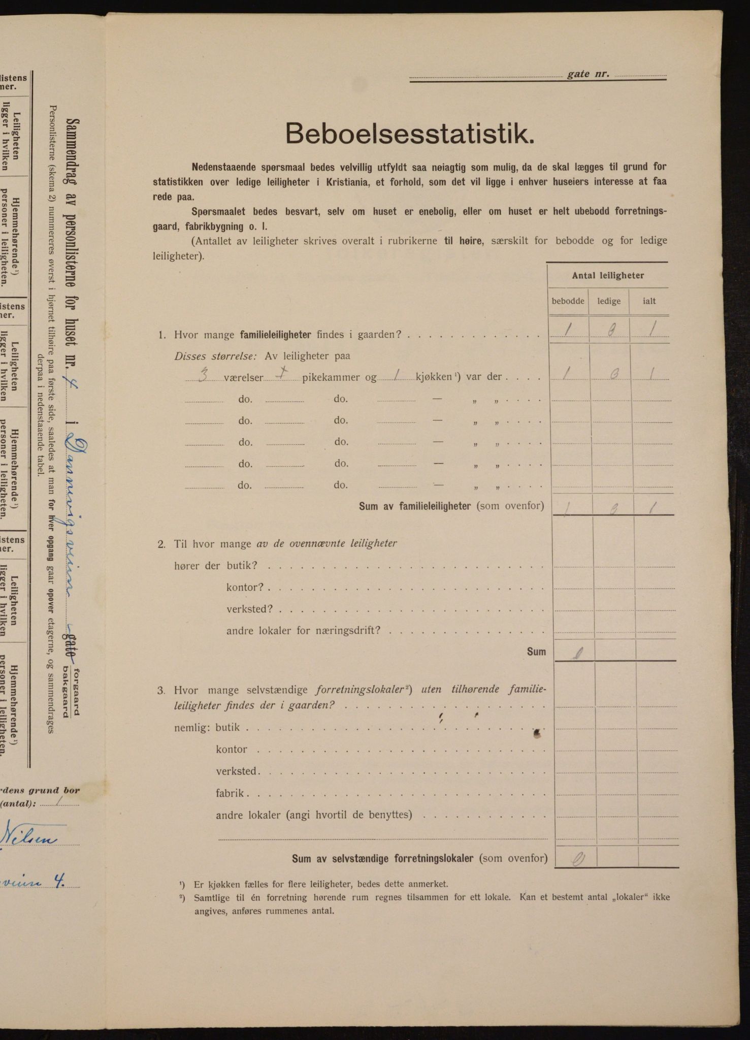 OBA, Kommunal folketelling 1.2.1912 for Kristiania, 1912, s. 14977