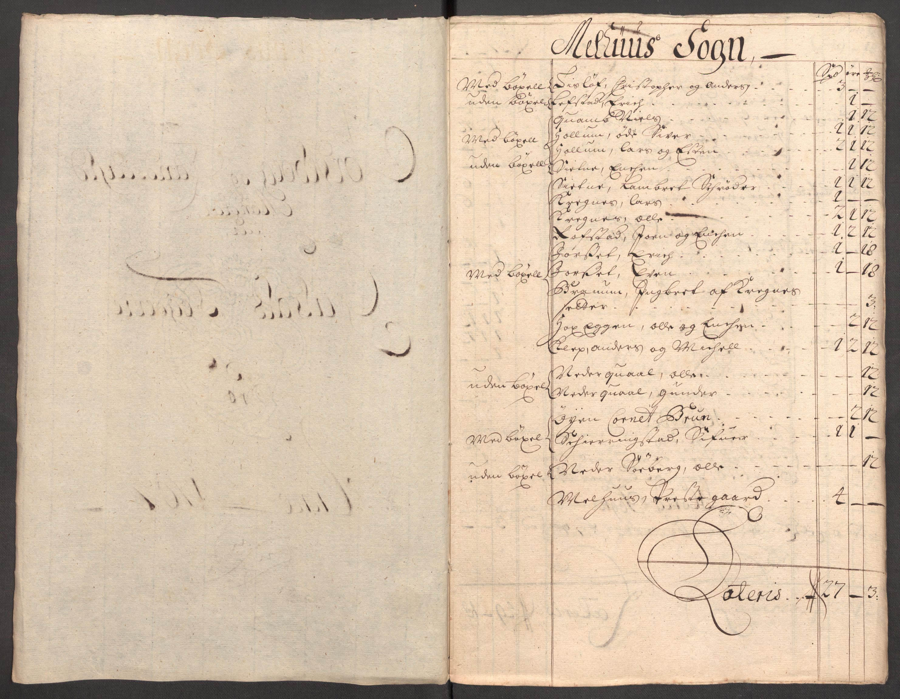 Rentekammeret inntil 1814, Reviderte regnskaper, Fogderegnskap, RA/EA-4092/R60/L3957: Fogderegnskap Orkdal og Gauldal, 1707, s. 278