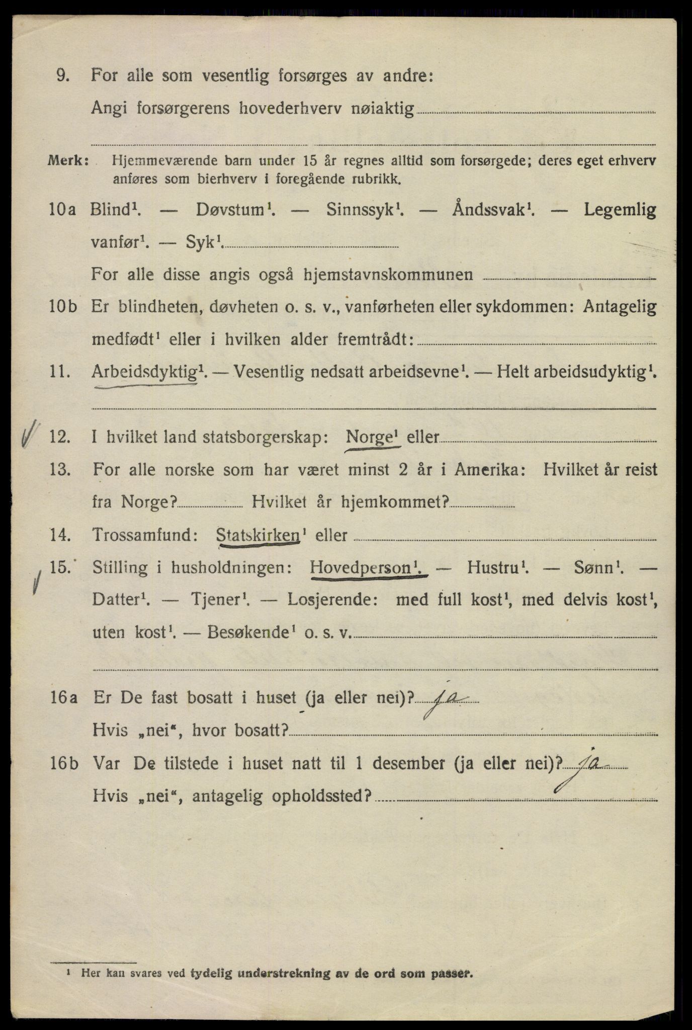 SAO, Folketelling 1920 for 0301 Kristiania kjøpstad, 1920, s. 540738