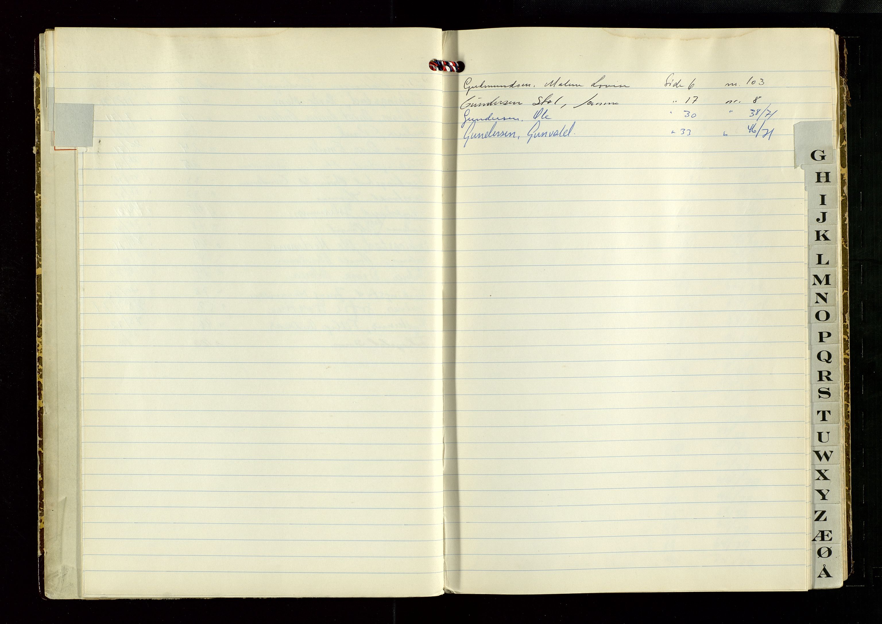 Skudenes lensmannskontor, AV/SAST-A-100444/Gga/L0012: "Dødsfallprotokoll", 1970-1973