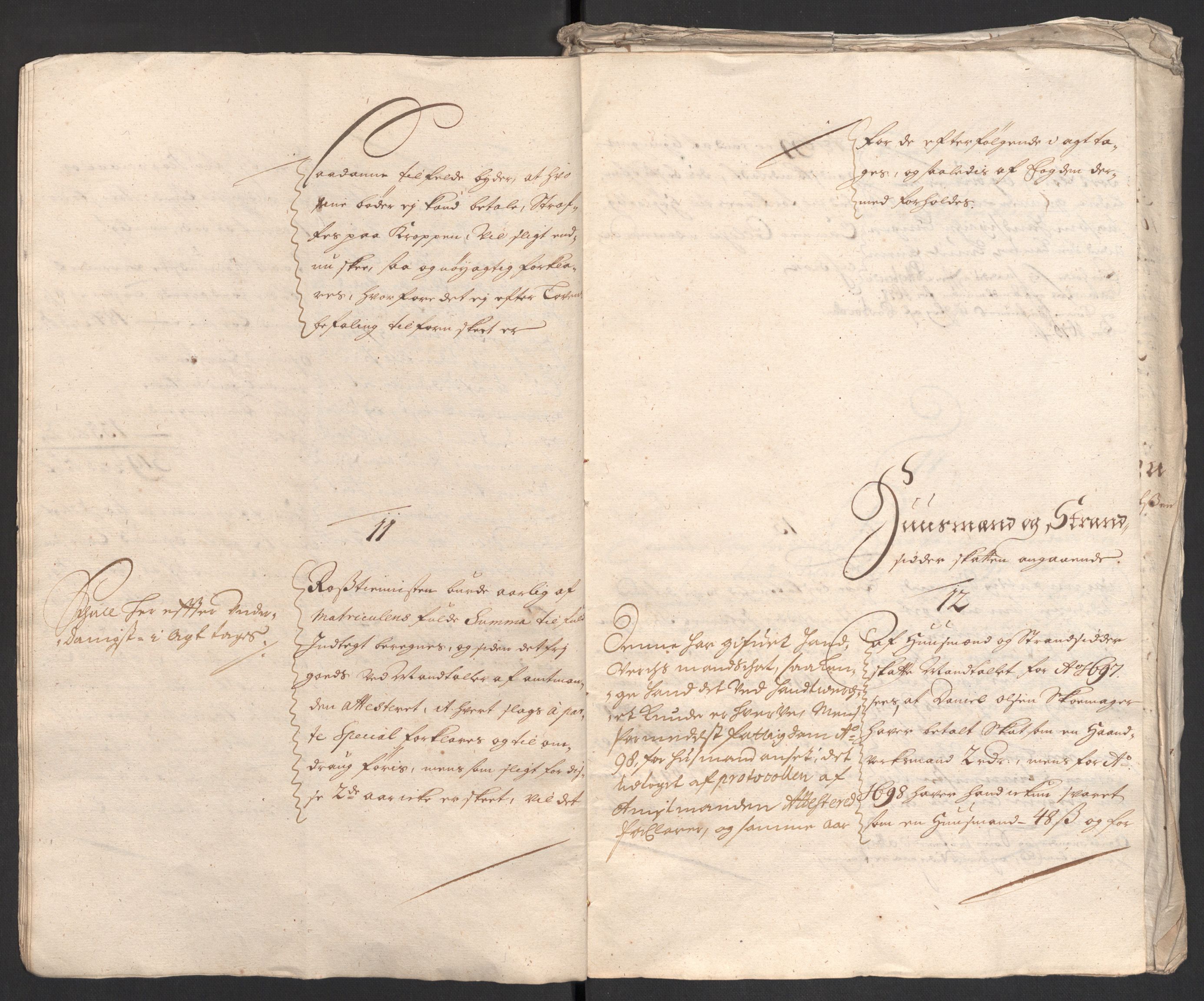 Rentekammeret inntil 1814, Reviderte regnskaper, Fogderegnskap, AV/RA-EA-4092/R43/L2547: Fogderegnskap Lista og Mandal, 1698-1699, s. 335