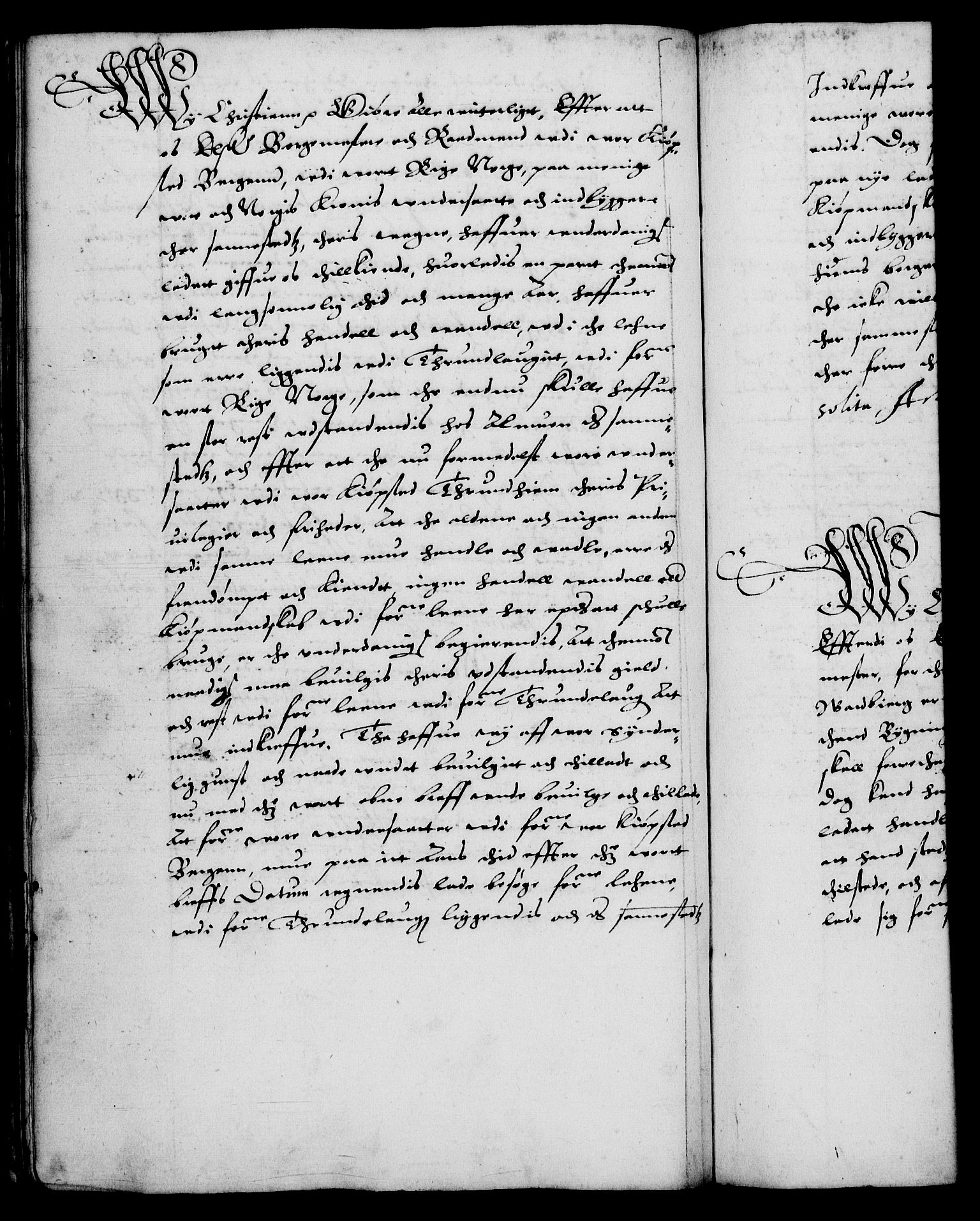 Danske Kanselli 1572-1799, RA/EA-3023/F/Fc/Fca/Fcaa/L0002: Norske registre (mikrofilm), 1588-1596, s. 158b