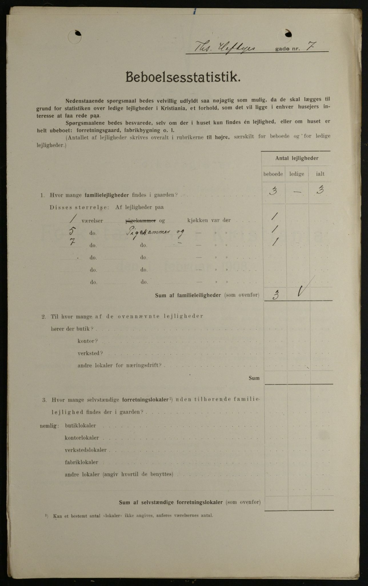 OBA, Kommunal folketelling 1.2.1908 for Kristiania kjøpstad, 1908, s. 97905