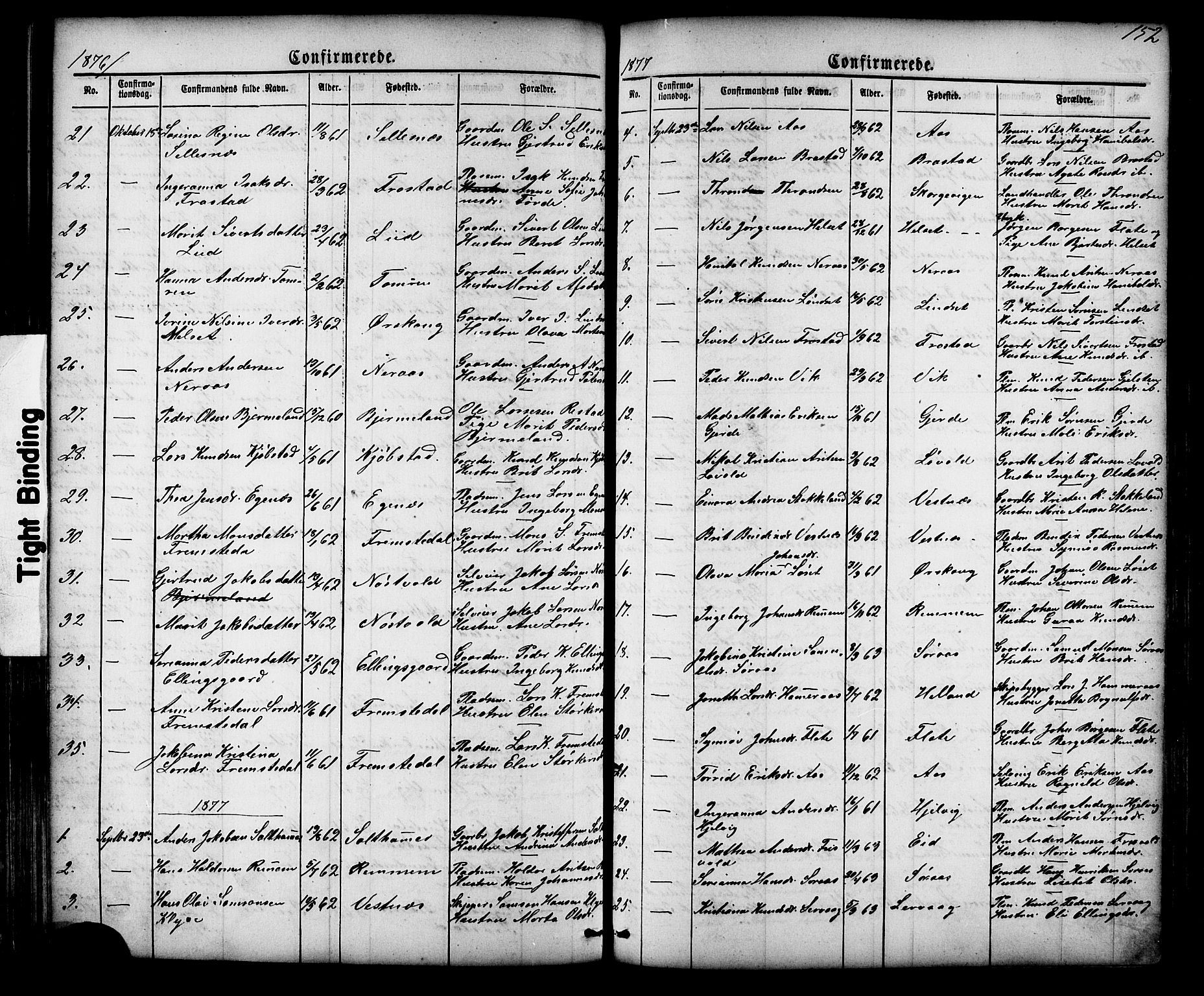 Ministerialprotokoller, klokkerbøker og fødselsregistre - Møre og Romsdal, AV/SAT-A-1454/539/L0536: Klokkerbok nr. 539C02, 1867-1913, s. 152