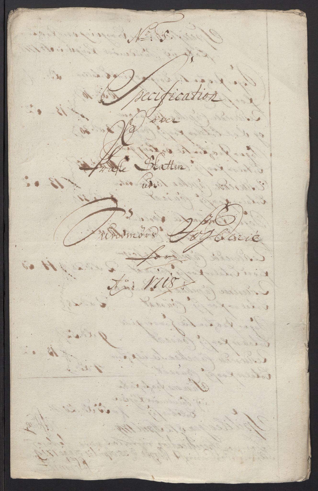 Rentekammeret inntil 1814, Reviderte regnskaper, Fogderegnskap, RA/EA-4092/R54/L3570: Fogderegnskap Sunnmøre, 1718, s. 34