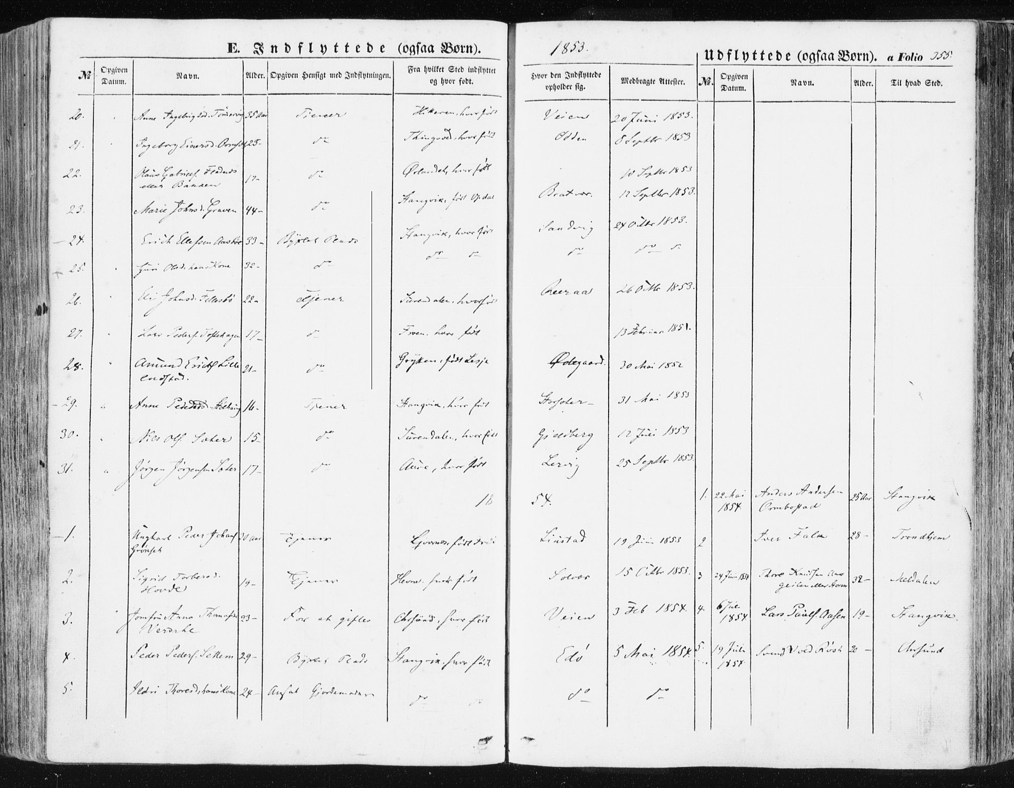 Ministerialprotokoller, klokkerbøker og fødselsregistre - Møre og Romsdal, SAT/A-1454/581/L0937: Ministerialbok nr. 581A05, 1853-1872, s. 355
