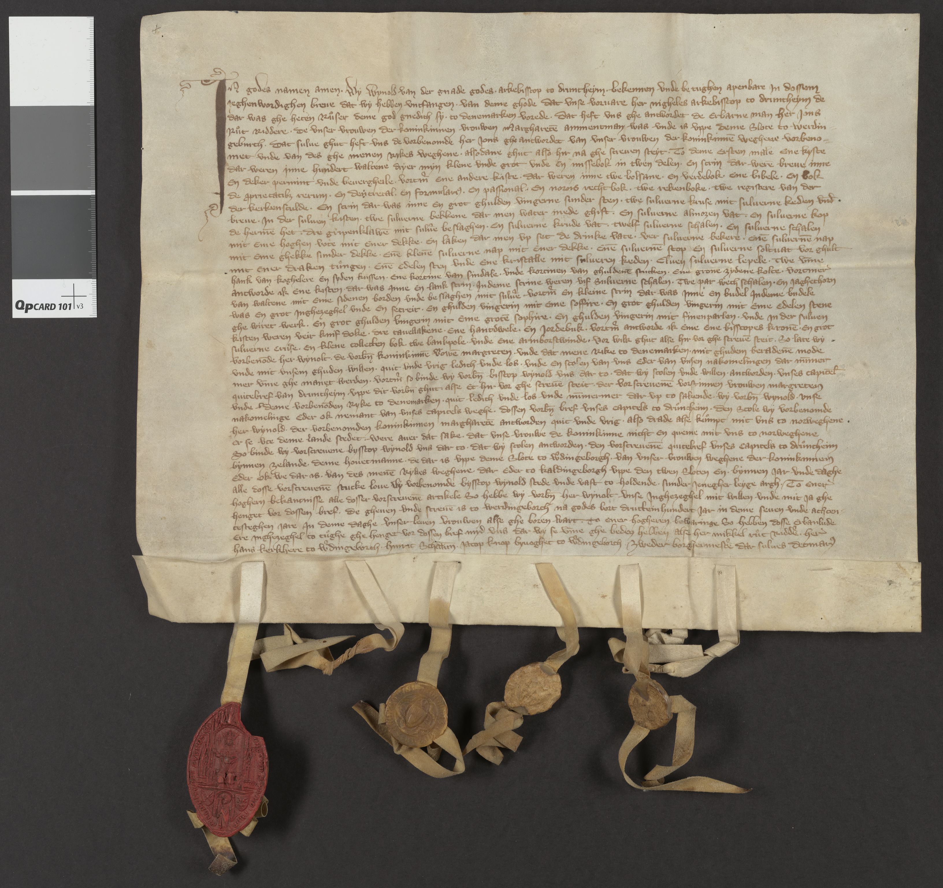 Riksarkivets diplomsamling, AV/RA-EA-5965/F06/L0010: Dokument nr. 12, 1387