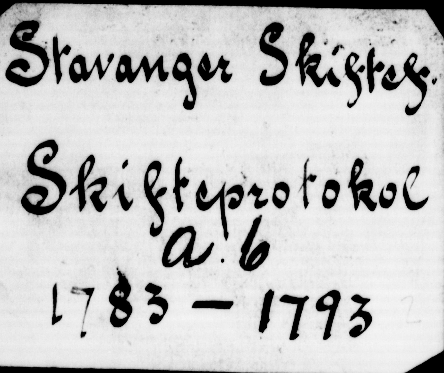 Stavanger byfogd, SAST/A-101408/001/5/50/503BB/L0007A: Skifteprotokoll, 1783-1793