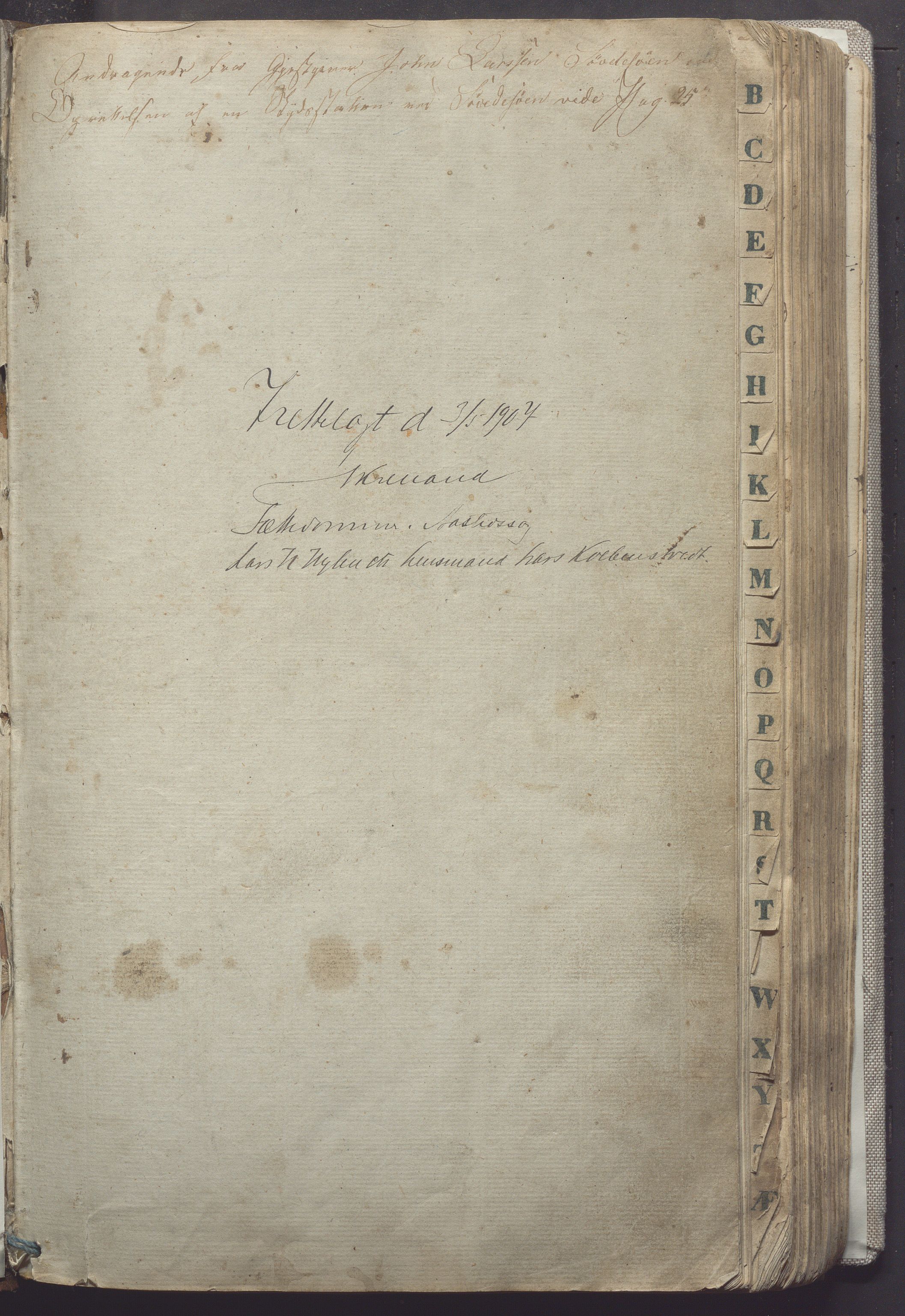 Suldal kommune - Formannskapet/Rådmannen, IKAR/K-101908/A/Aa/L0001: Møtebok, 1837-1876, s. 1a