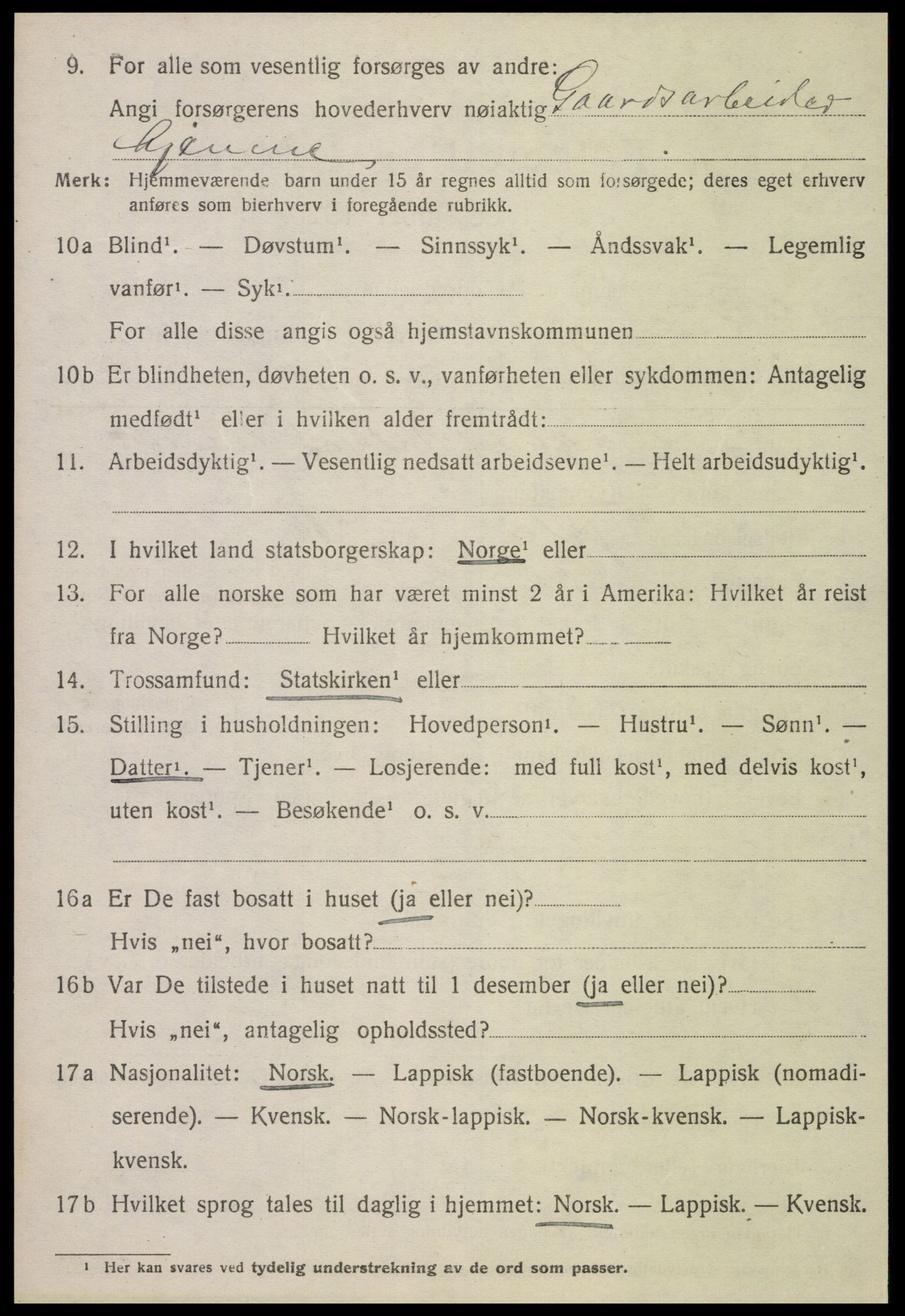 SAT, Folketelling 1920 for 1742 Grong herred, 1920, s. 6800