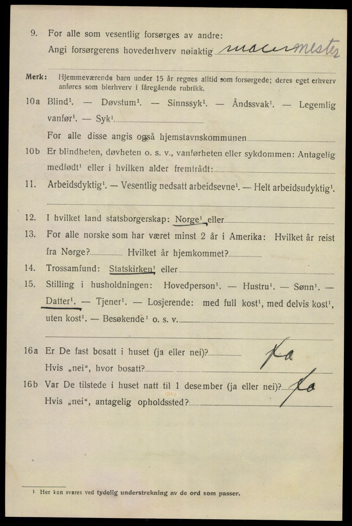 SAKO, Folketelling 1920 for 0806 Skien kjøpstad, 1920, s. 28611