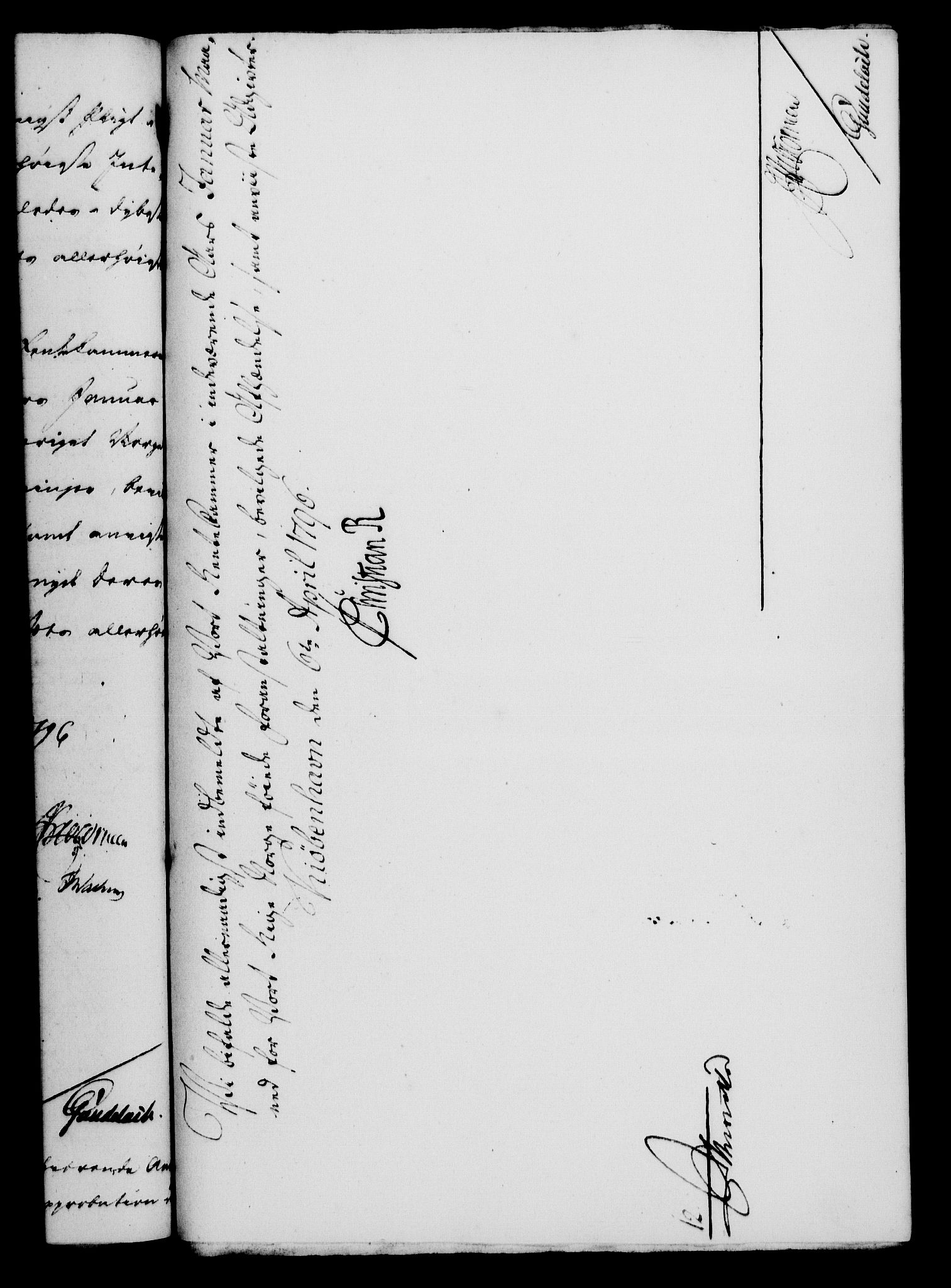 Rentekammeret, Kammerkanselliet, RA/EA-3111/G/Gf/Gfa/L0078: Norsk relasjons- og resolusjonsprotokoll (merket RK 52.78), 1796, s. 148