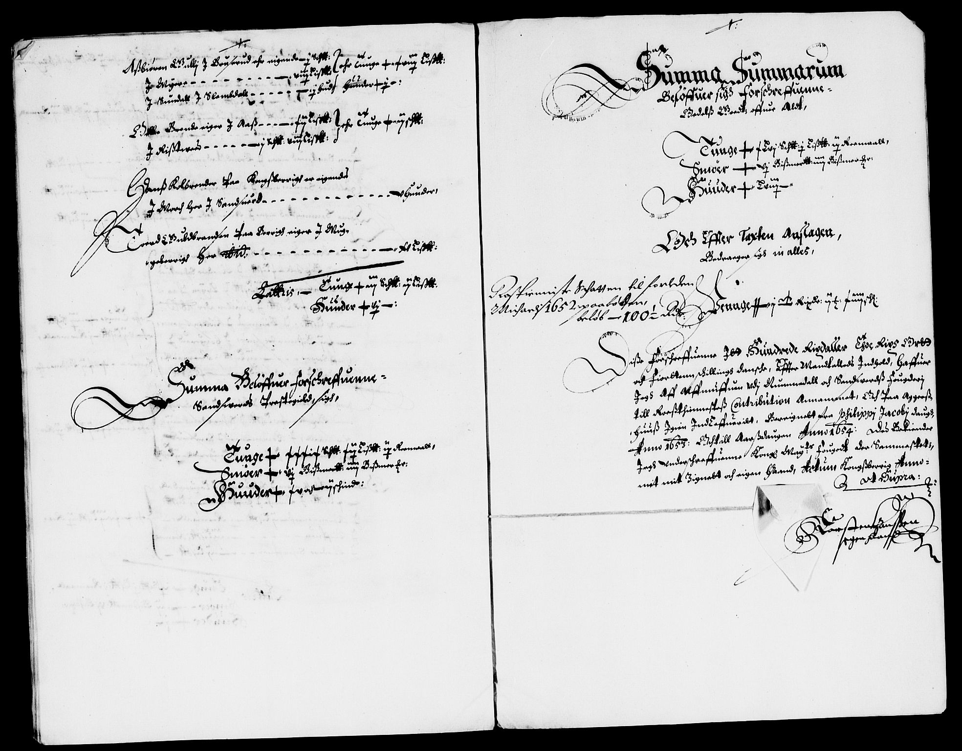 Rentekammeret inntil 1814, Reviderte regnskaper, Lensregnskaper, AV/RA-EA-5023/R/Rb/Rbn/L0004: Numedal og Sandsvær len, 1648-1656