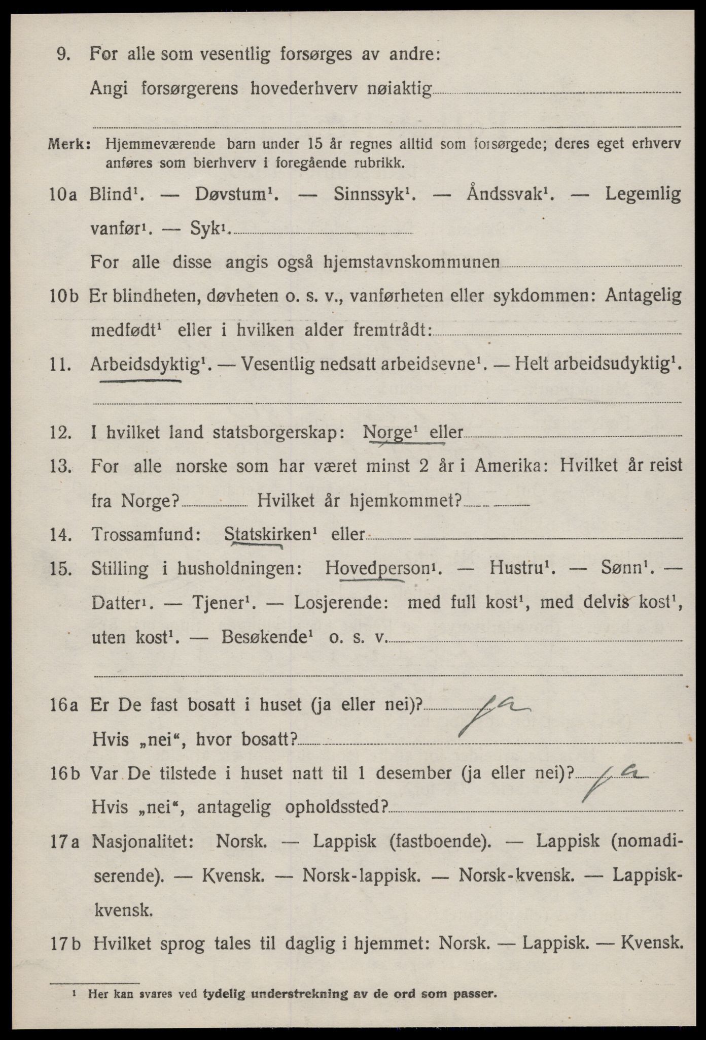 SAT, Folketelling 1920 for 1638 Orkdal herred, 1920, s. 3393