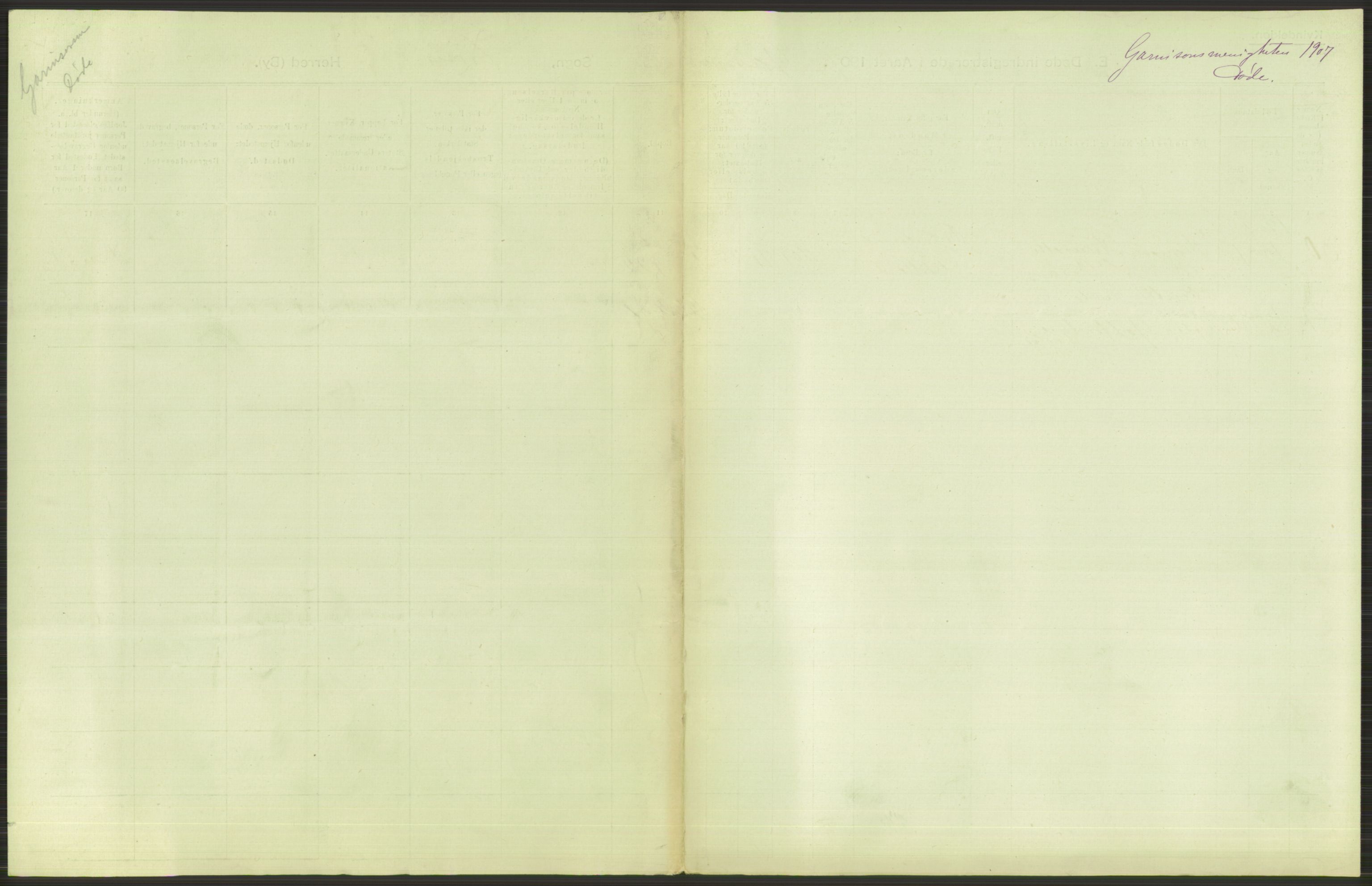 Statistisk sentralbyrå, Sosiodemografiske emner, Befolkning, AV/RA-S-2228/D/Df/Dfa/Dfae/L0009: Kristiania: Døde, 1907, s. 575