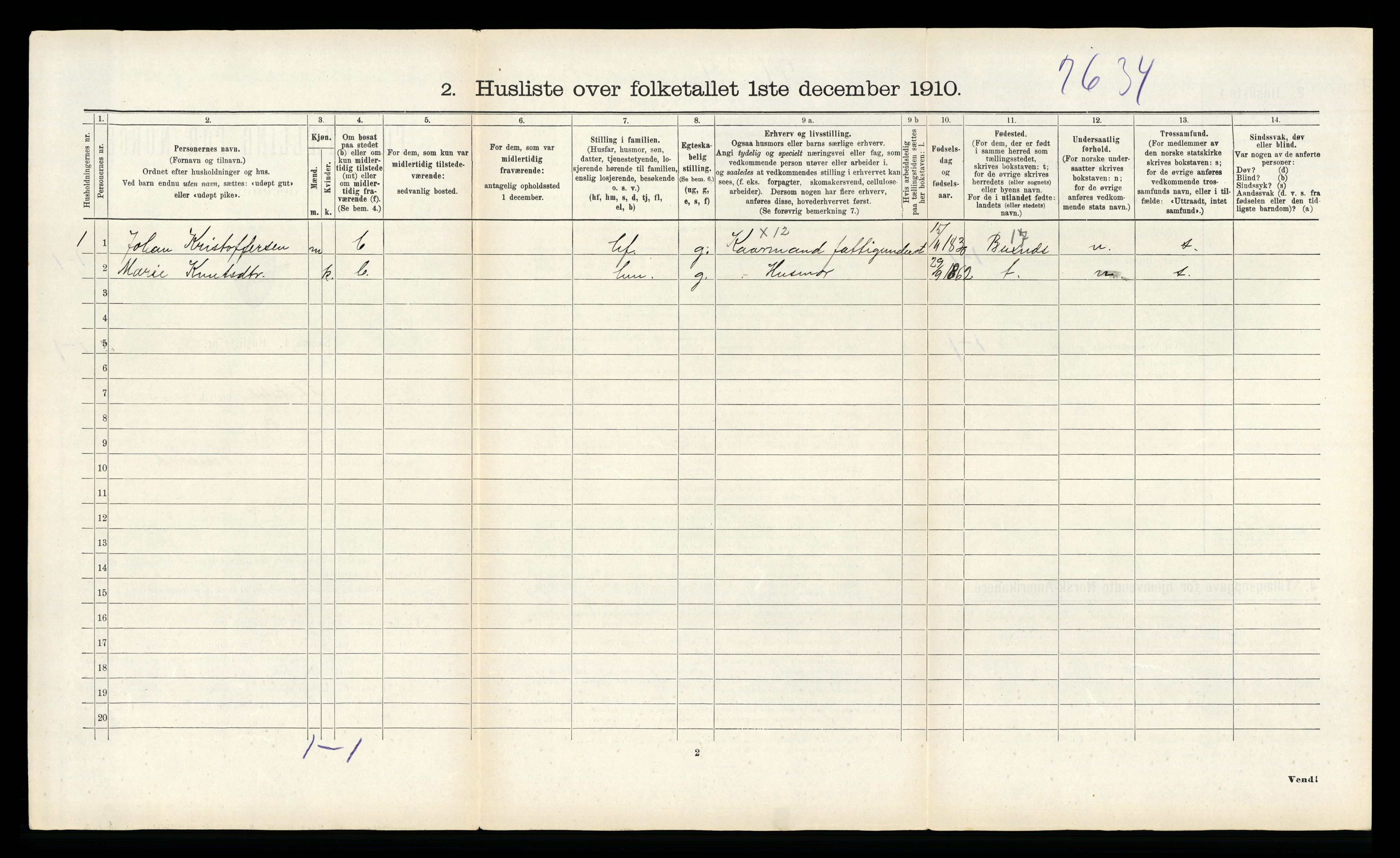 RA, Folketelling 1910 for 1859 Flakstad herred, 1910, s. 481