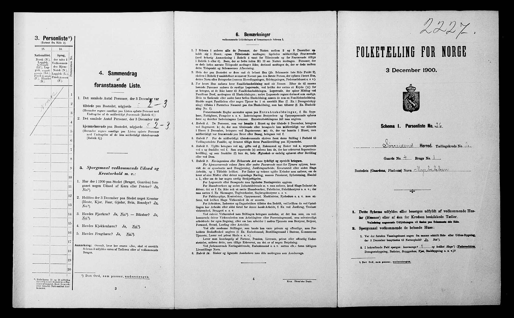 SATØ, Folketelling 1900 for 1925 Sørreisa herred, 1900, s. 125