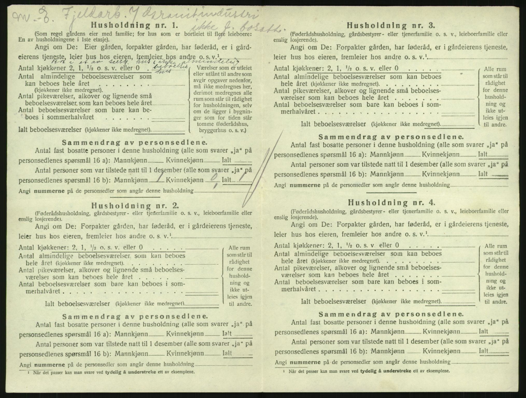 SAKO, Folketelling 1920 for 0727 Hedrum herred, 1920, s. 354