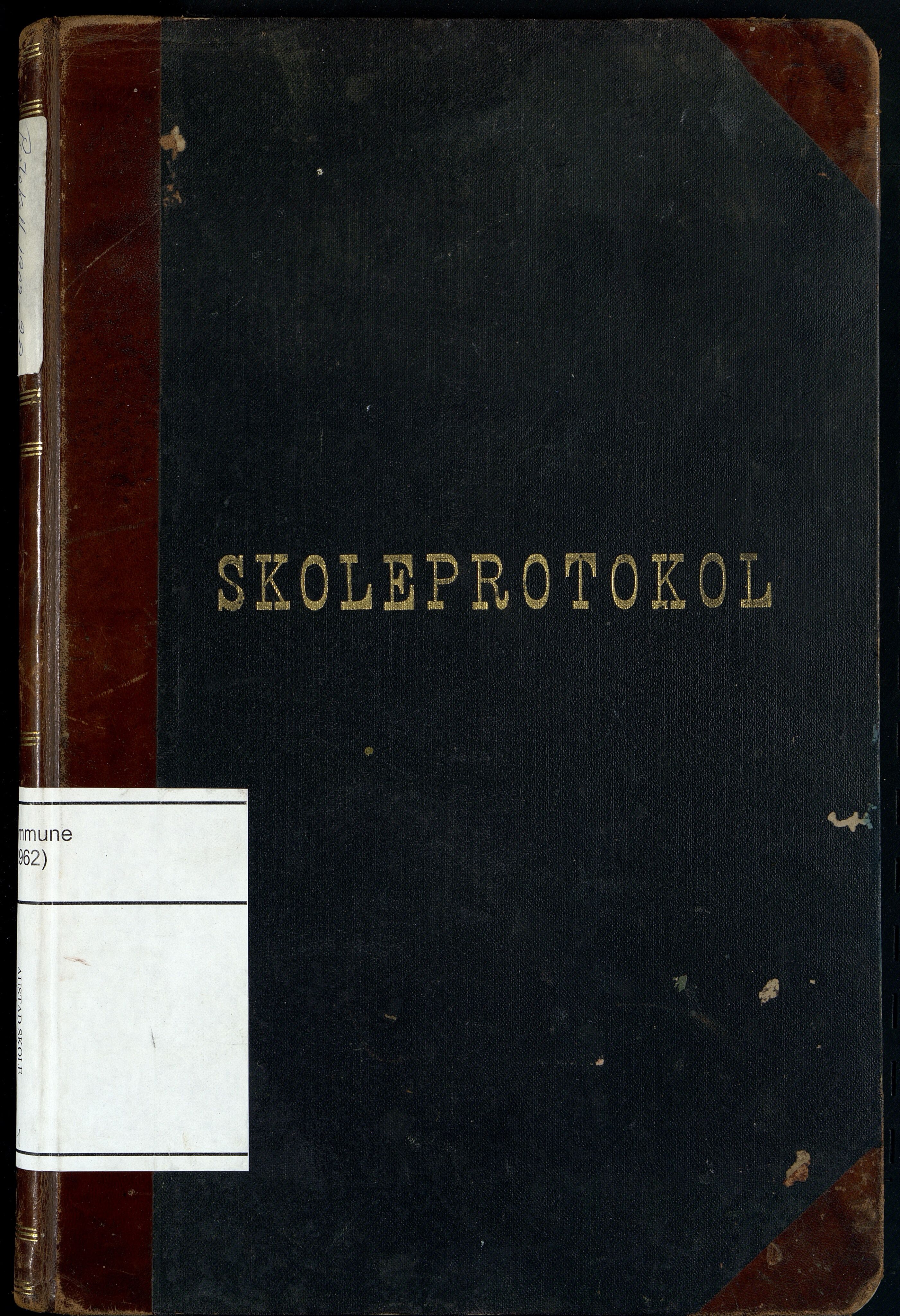 Austad kommune - Austad Skole, ARKSOR/1031AU555/H/L0001: Skoleprotokoll, 1902-1920