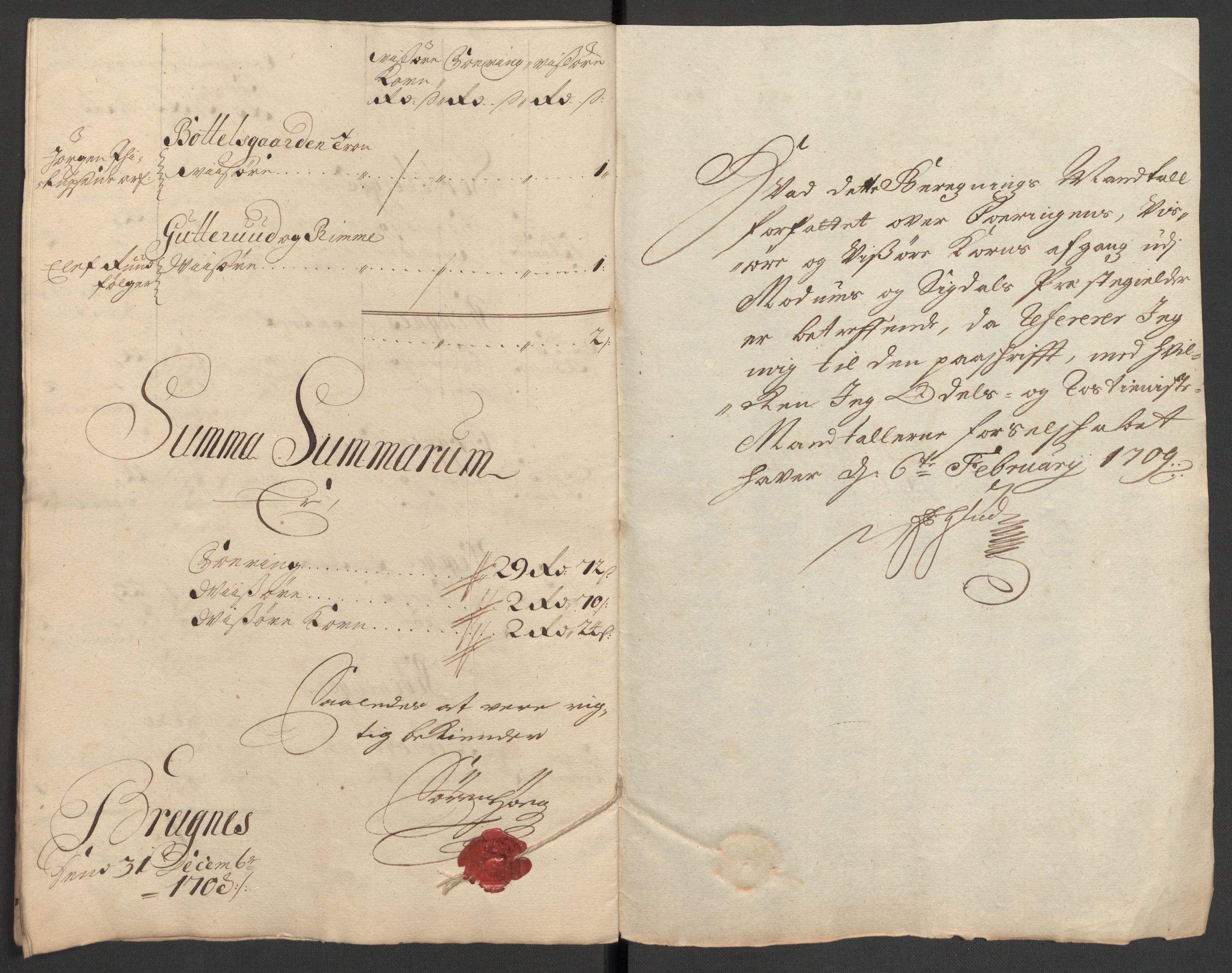 Rentekammeret inntil 1814, Reviderte regnskaper, Fogderegnskap, AV/RA-EA-4092/R31/L1702: Fogderegnskap Hurum, Røyken, Eiker, Lier og Buskerud, 1708, s. 304