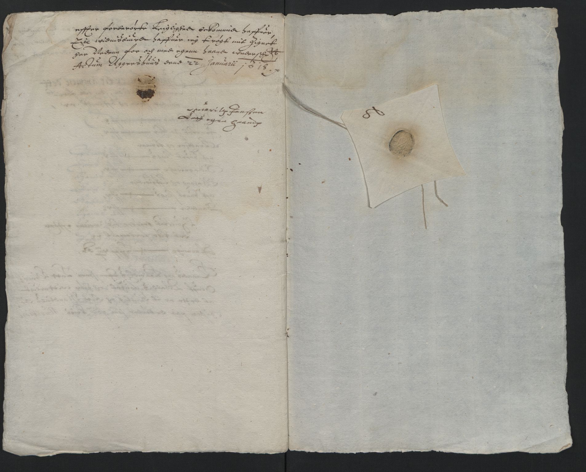 Rentekammeret inntil 1814, Reviderte regnskaper, Lensregnskaper, AV/RA-EA-5023/R/Rb/Rba/L0046: Akershus len, 1617-1618
